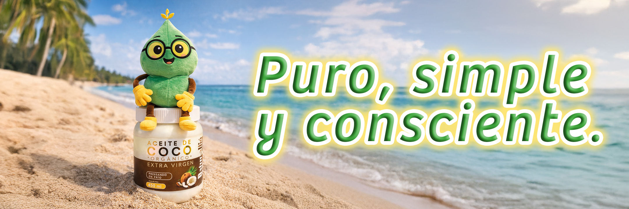 Aceite de coco orgánico: Puro, simple, consciente.