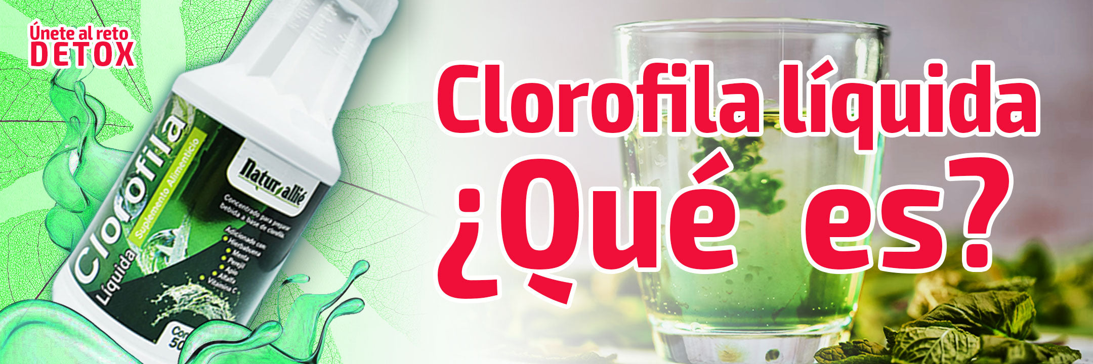 Clorofila líquida: el shot verde que tu cuerpo sí quiere.