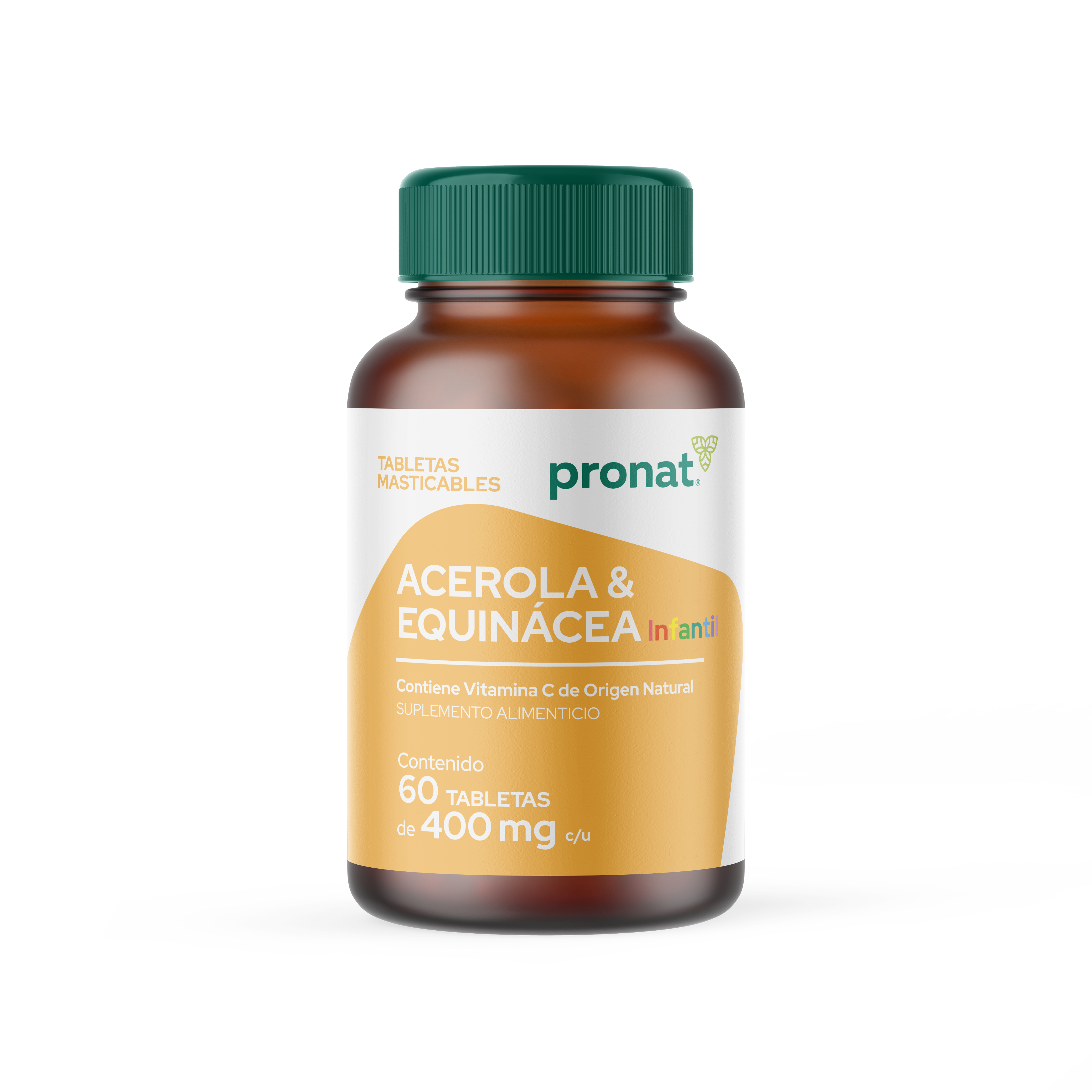 Acerola y Equinácea Infantil Pronat 60 tabs