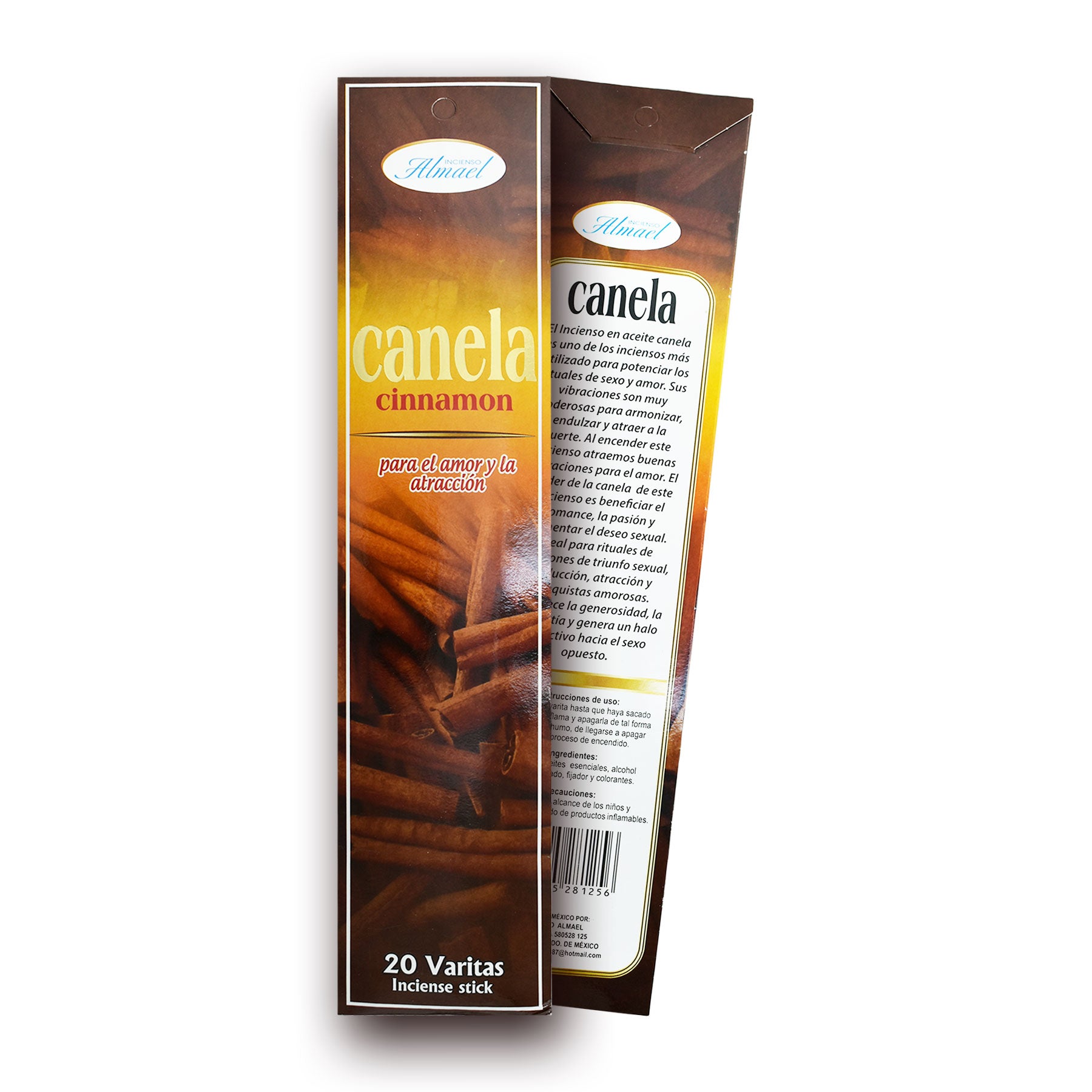 5 Pack Relax Canela Incienso Almael 20 varitas