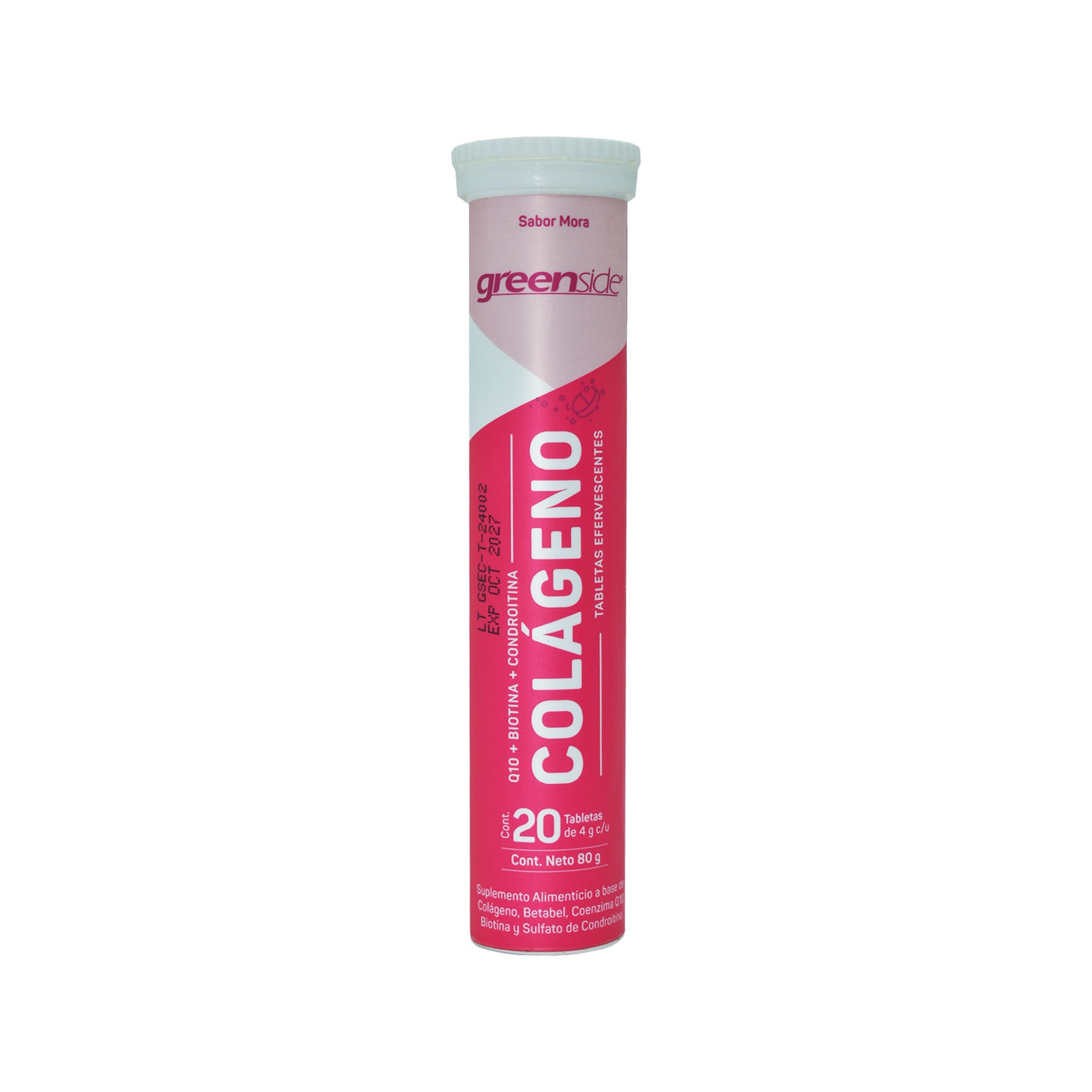 Colágeno Efervescente Greenside 20 Tab