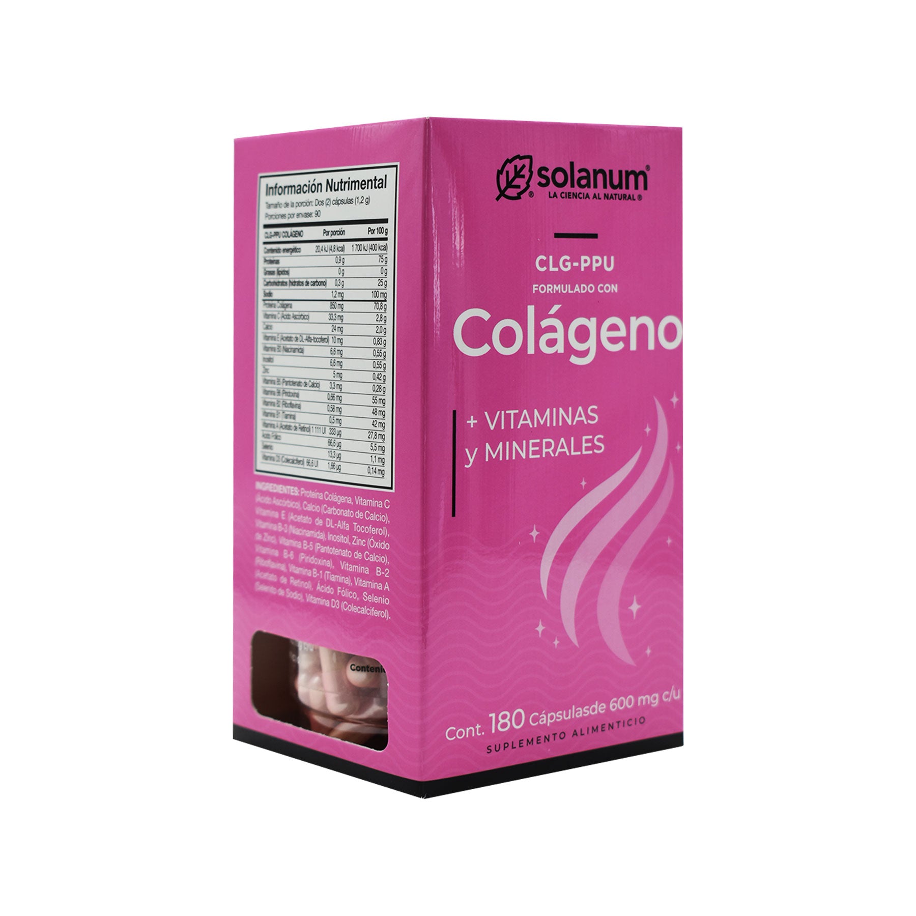 Colágeno PPU Solanum 180 caps