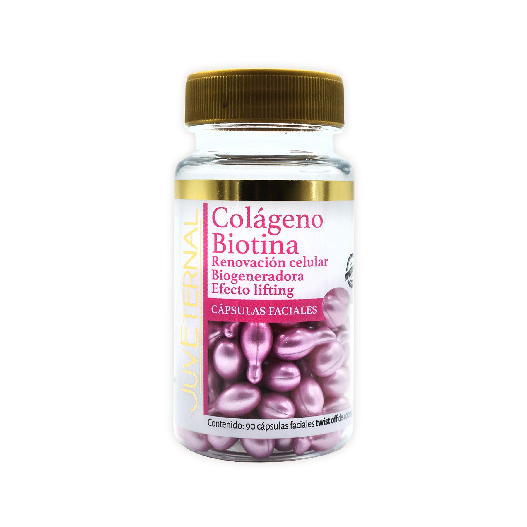 Colágeno con Biotina Facial Juveternal 90 caps