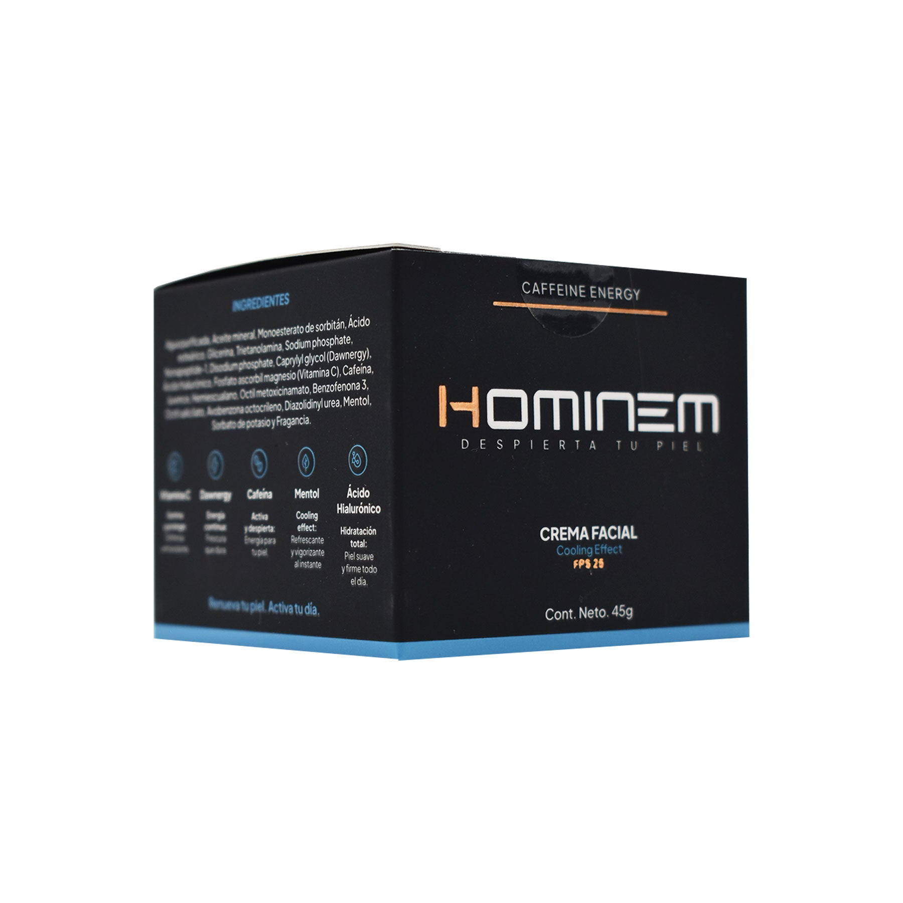 Crema Facial Caballero con Cafeína Hominem 45 gr