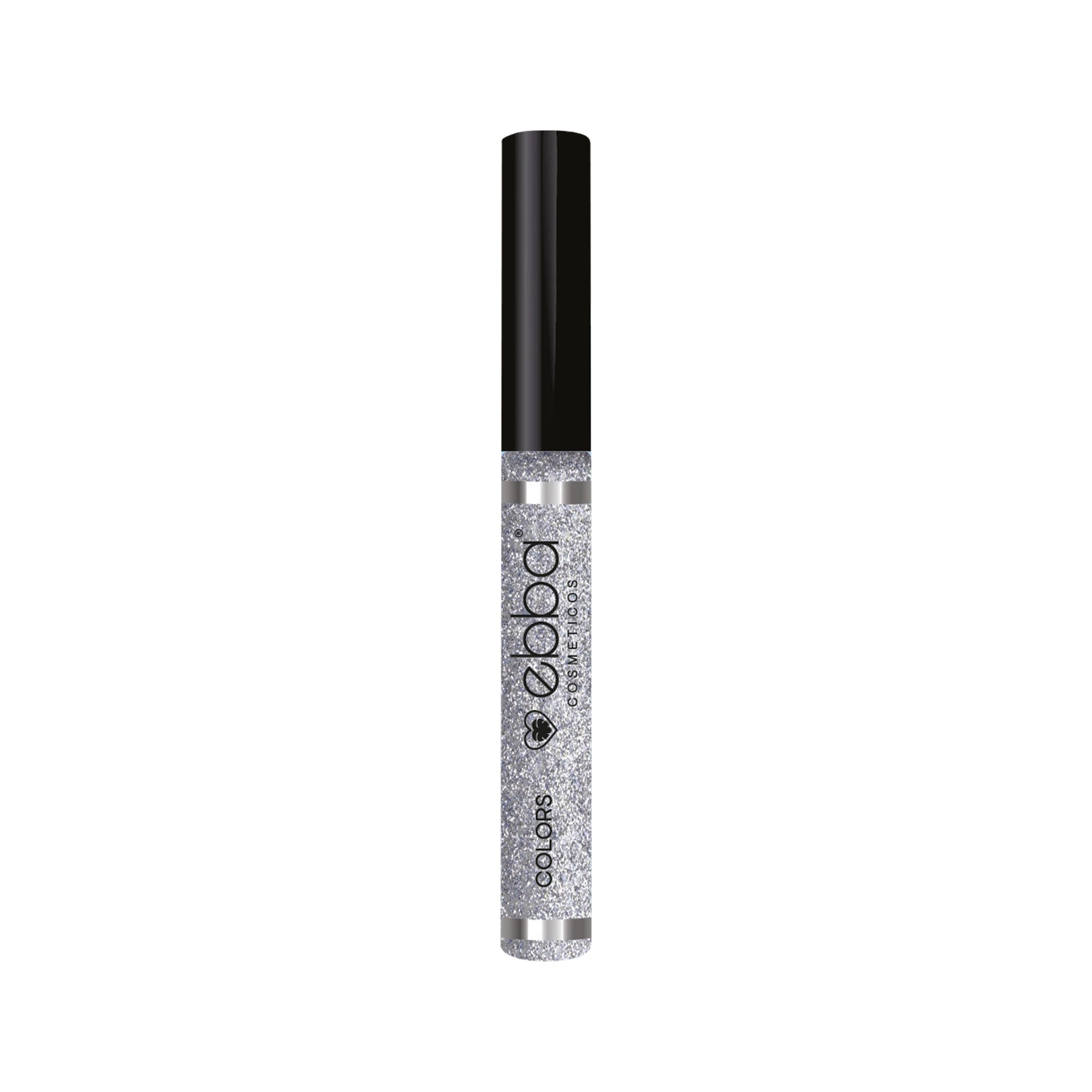 Delineador Líquido Glitter Plata Ebba 10 gr