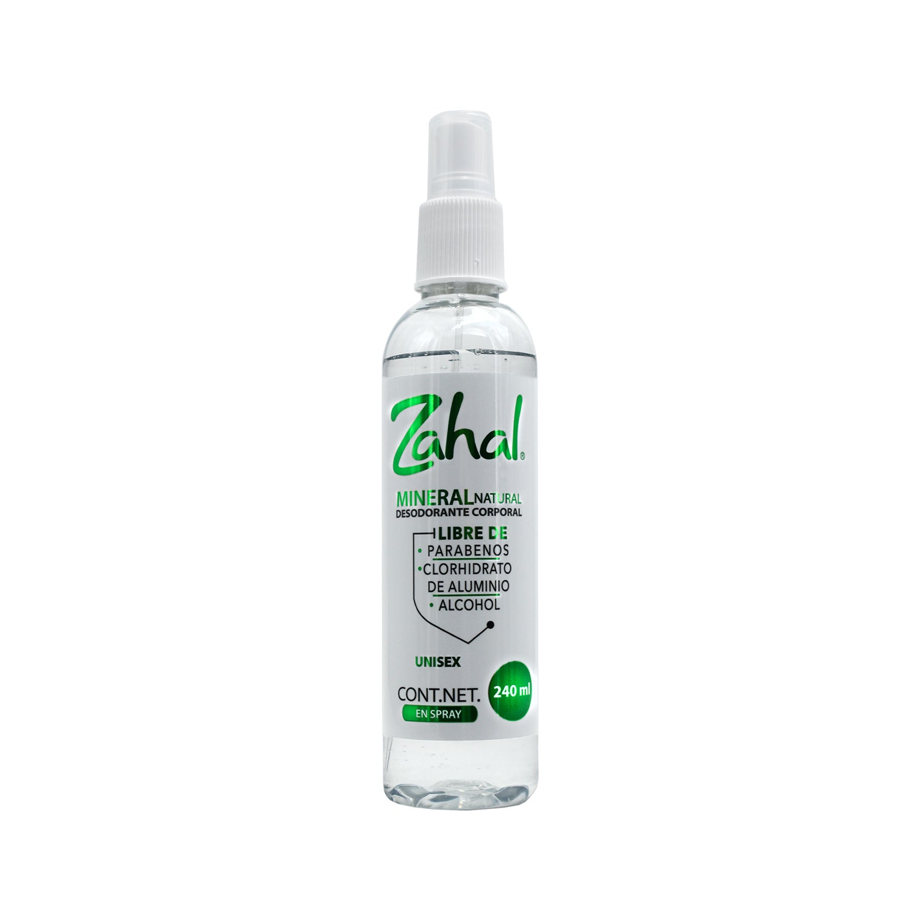 Desodorante en Spray para Uso Corporal Zahal 240 ml
