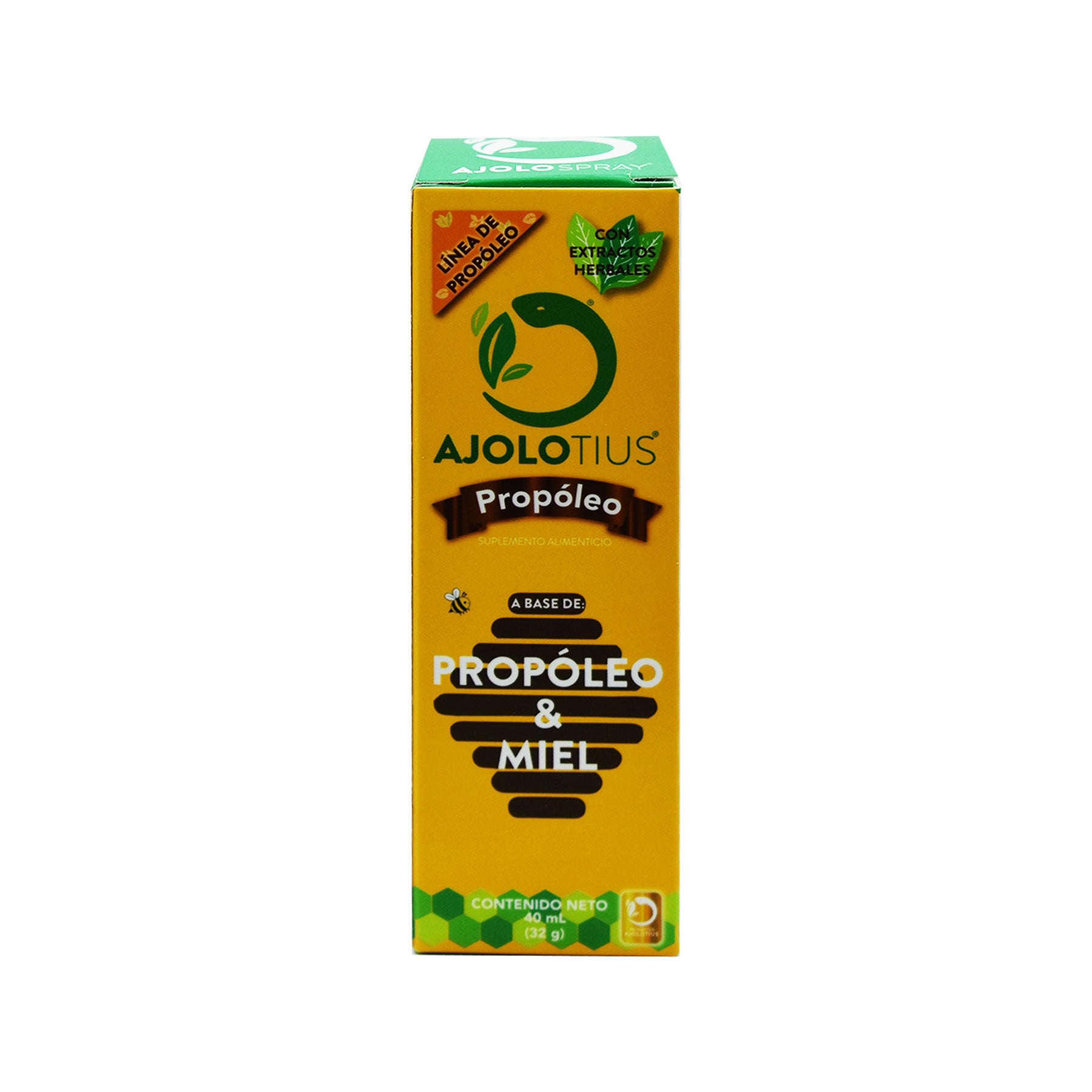 Extracto de Propóleo y Miel en Spray Ajolotius 40 ml