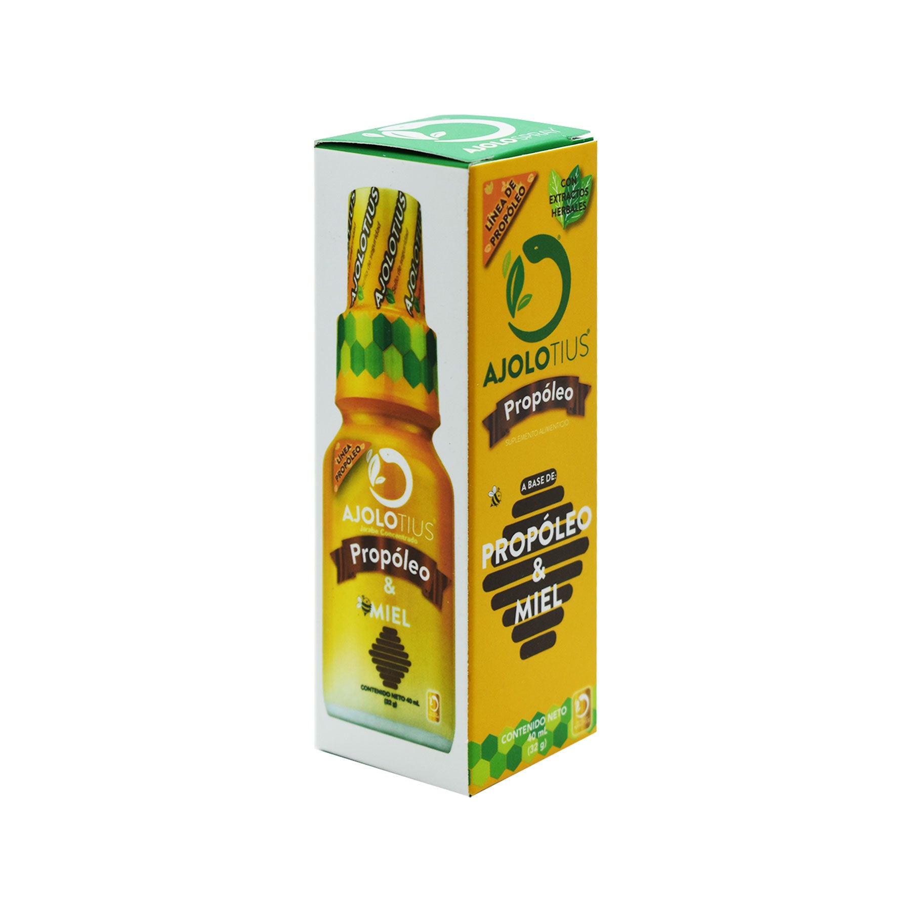 Extracto de Propóleo y Miel en Spray Ajolotius 40 ml
