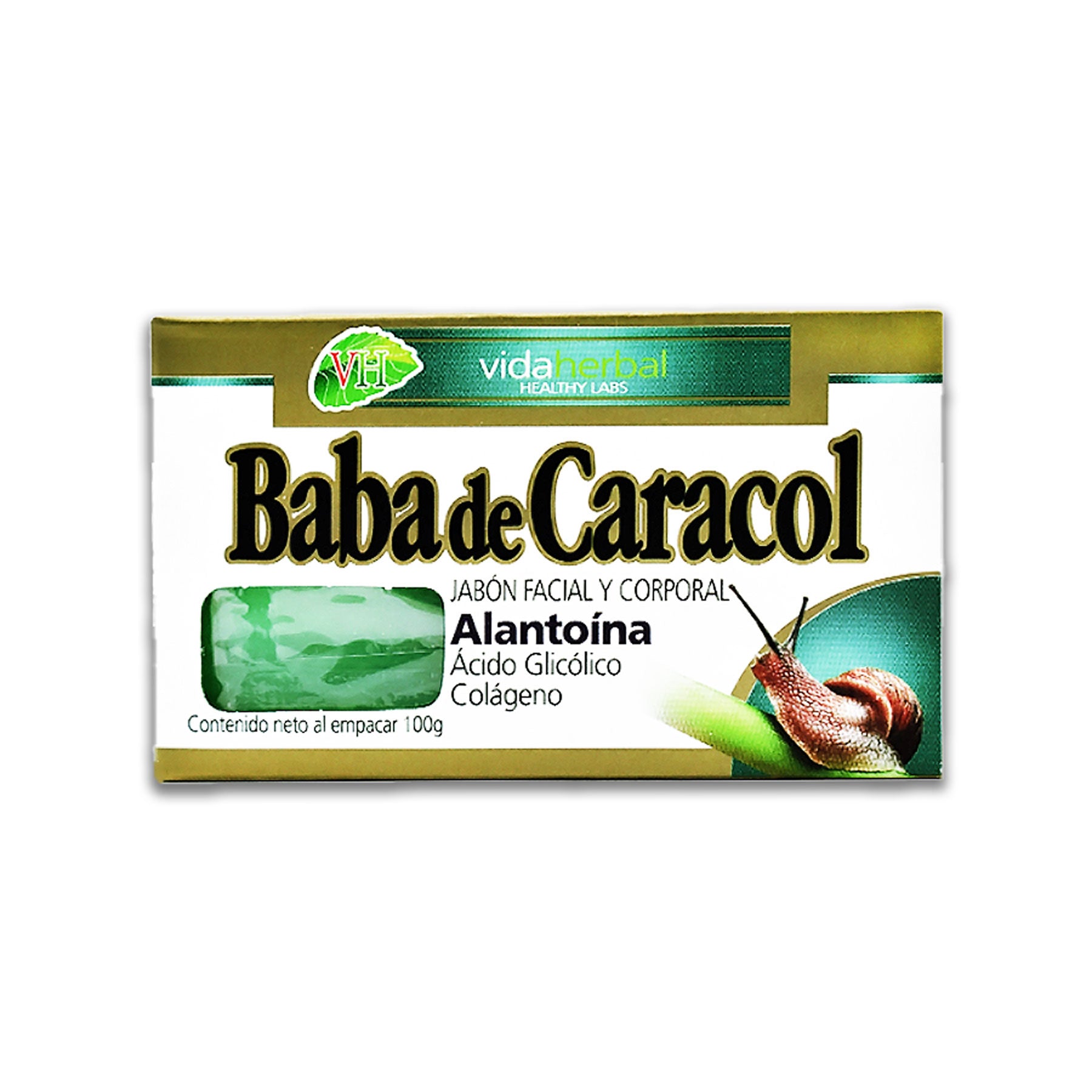 Jabón Baba de Caracol Vida Herbal 100 gr