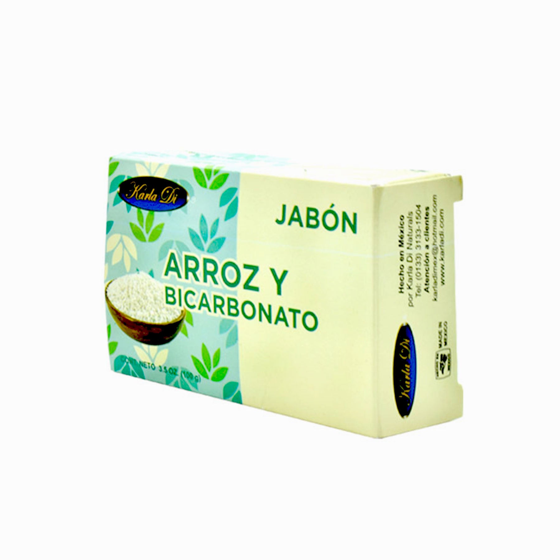 Jabón arroz con bicarbonato Karla Di 100 gr