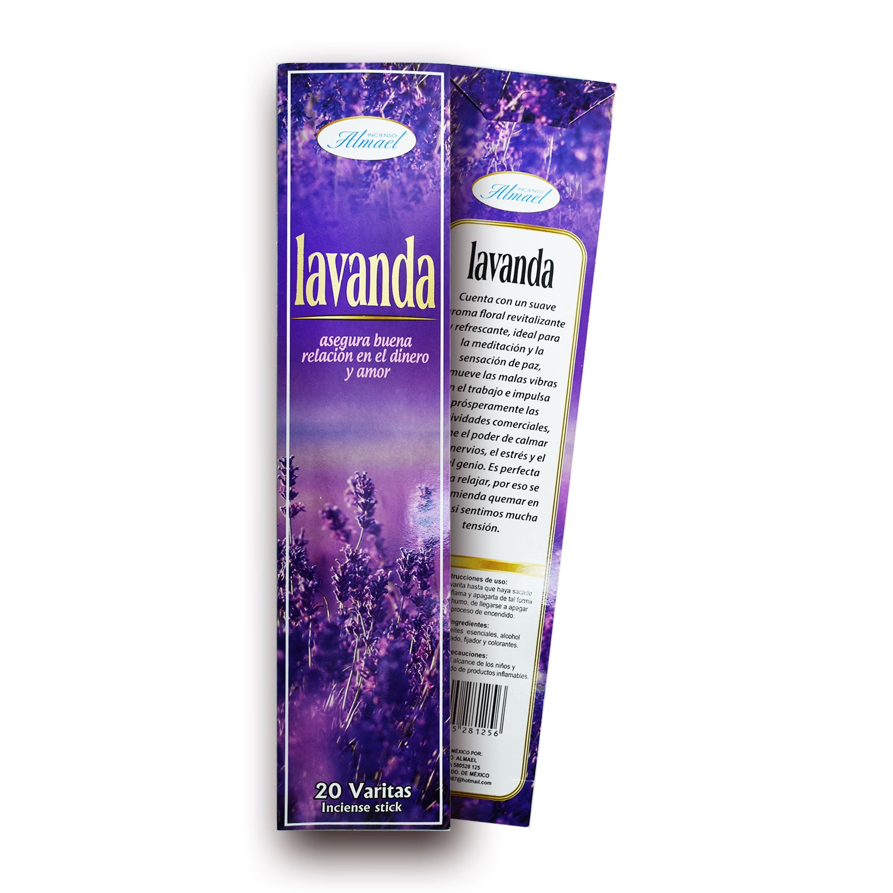 5 Pack Relax Lavanda Incienso Almael 20 varitas