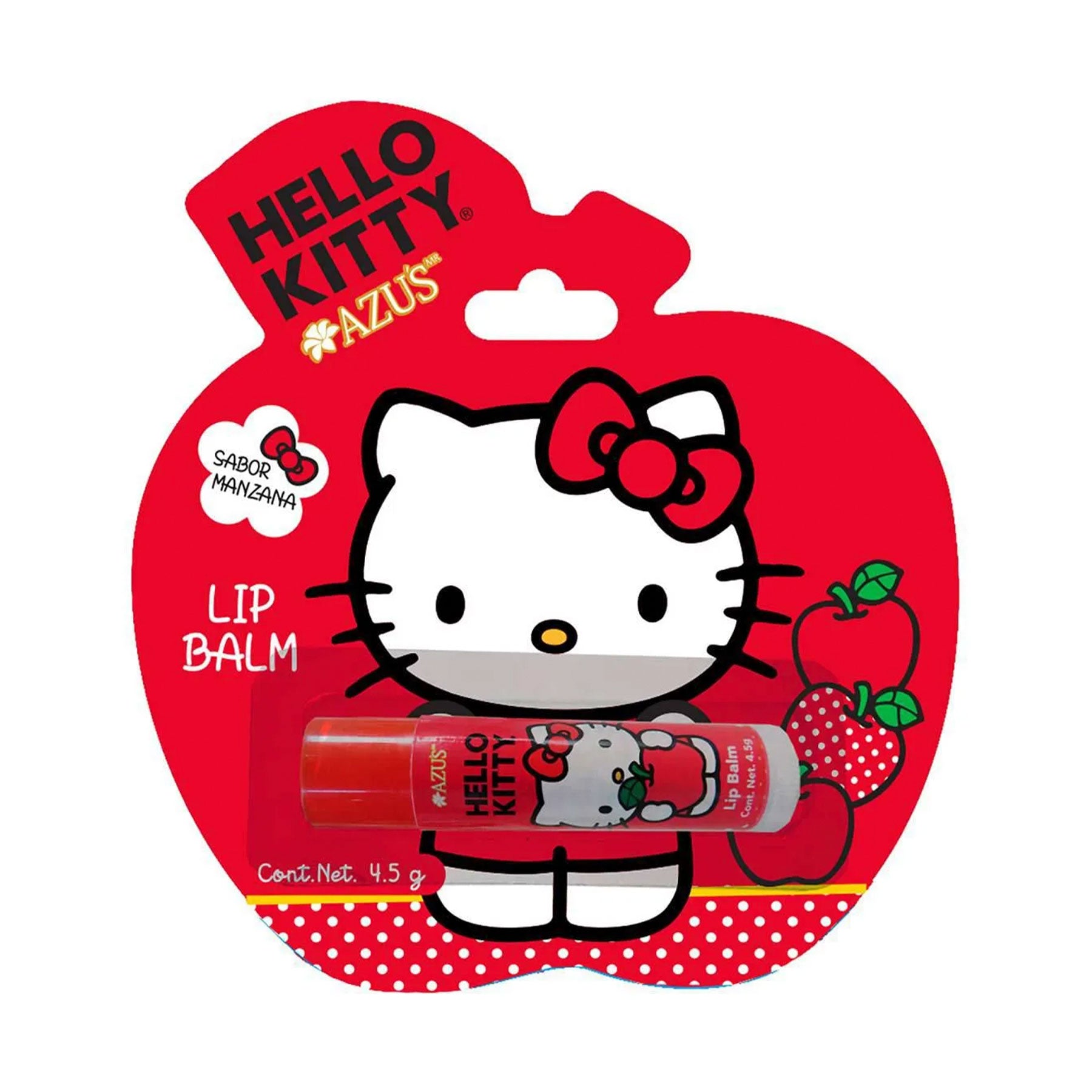 Lip Gloss Manzana Hello Kitty Azus 4.5 gr