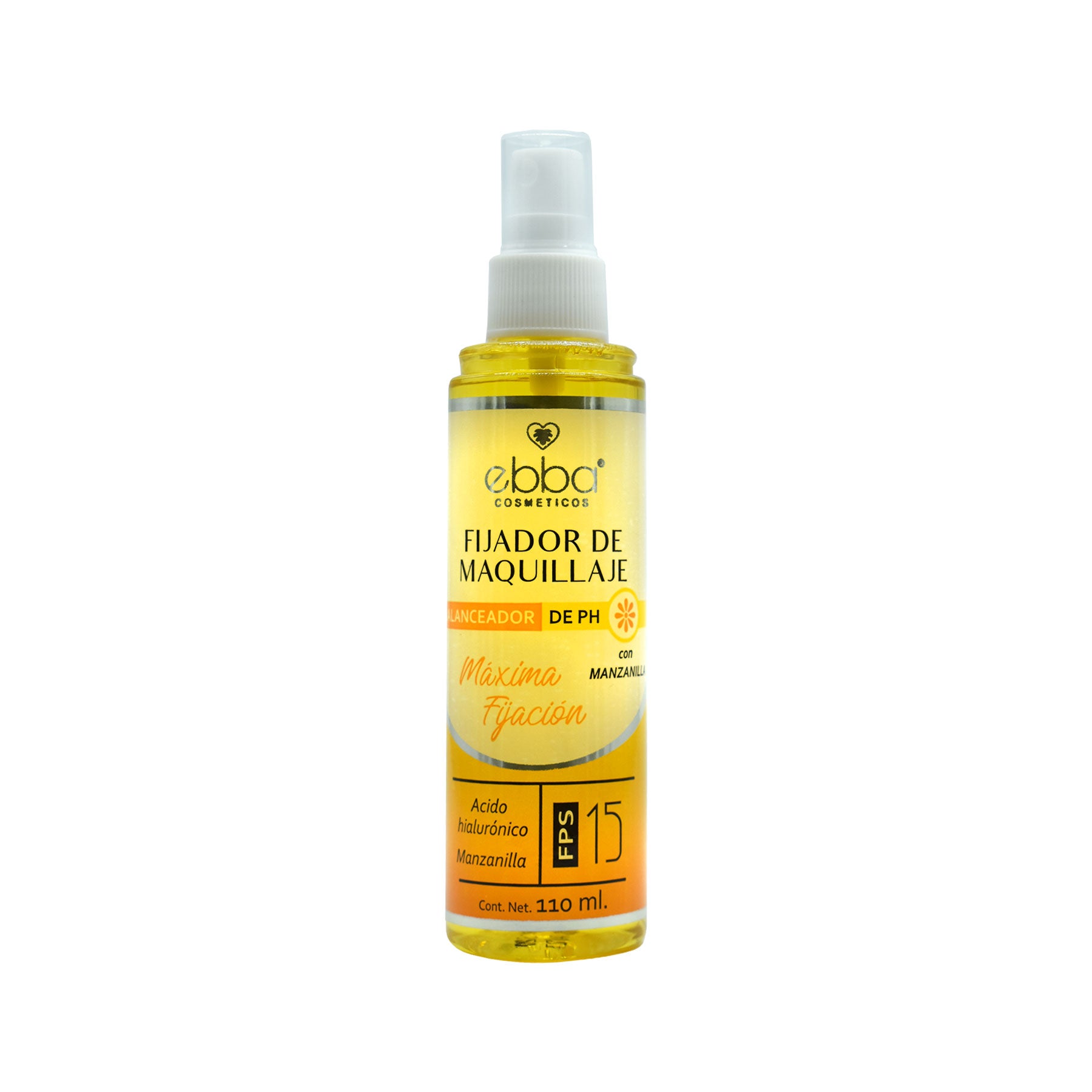 Loción Facial Fijador de Maquillaje Con Manzanilla Ebba 110 ml