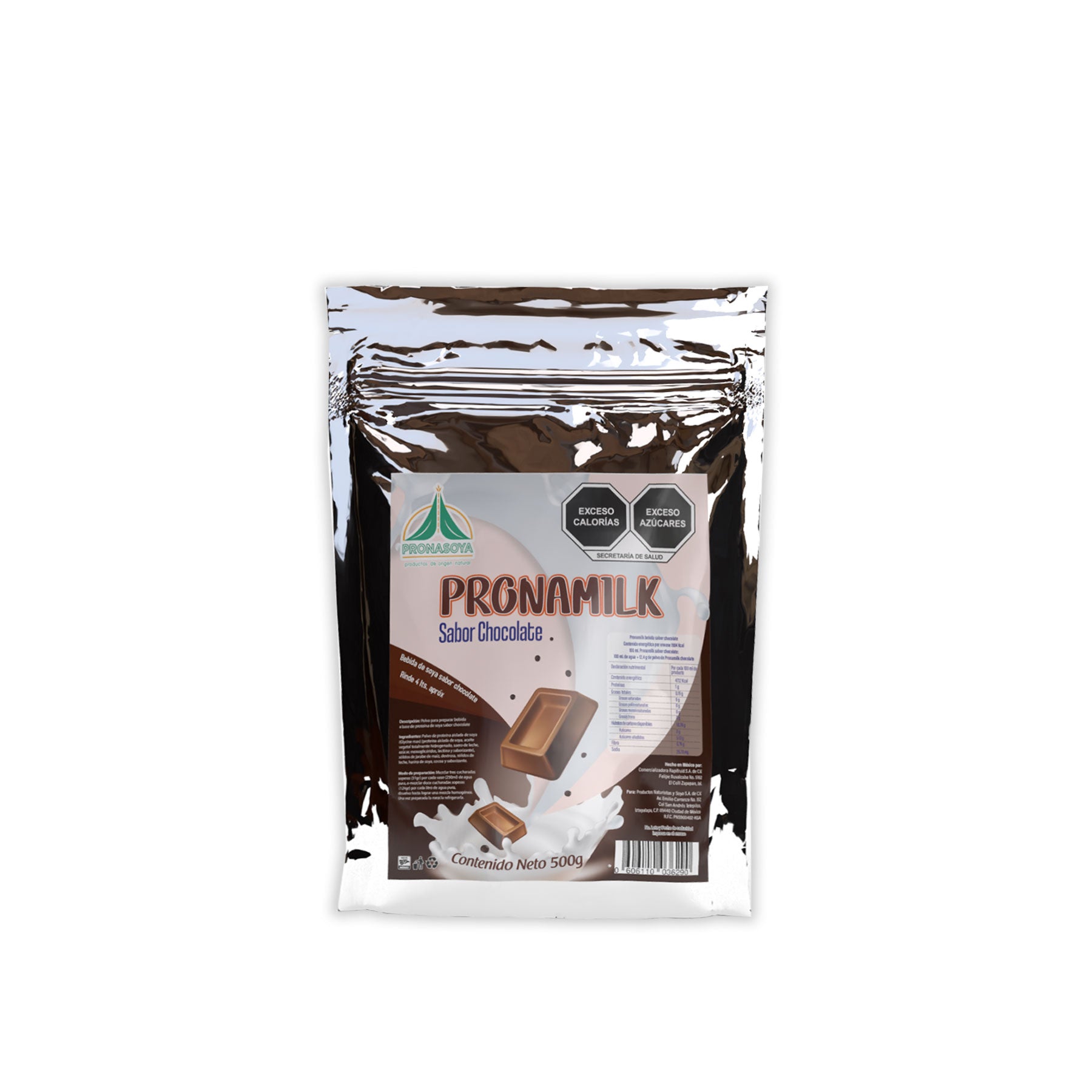 Pronamilk Sabor Chocolate PRONASOYA 500 gr