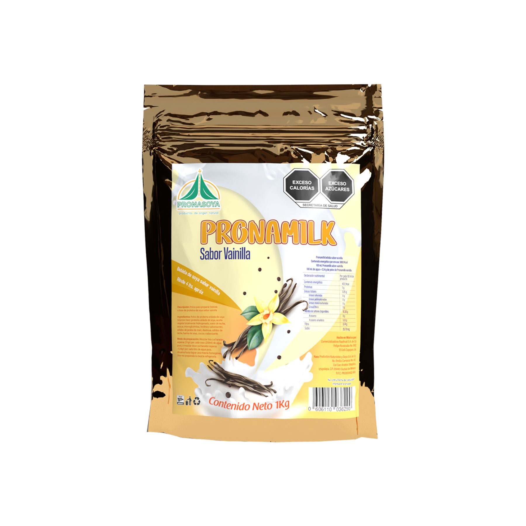 Pronamilk Sabor Vainilla PRONASOYA 1 kg