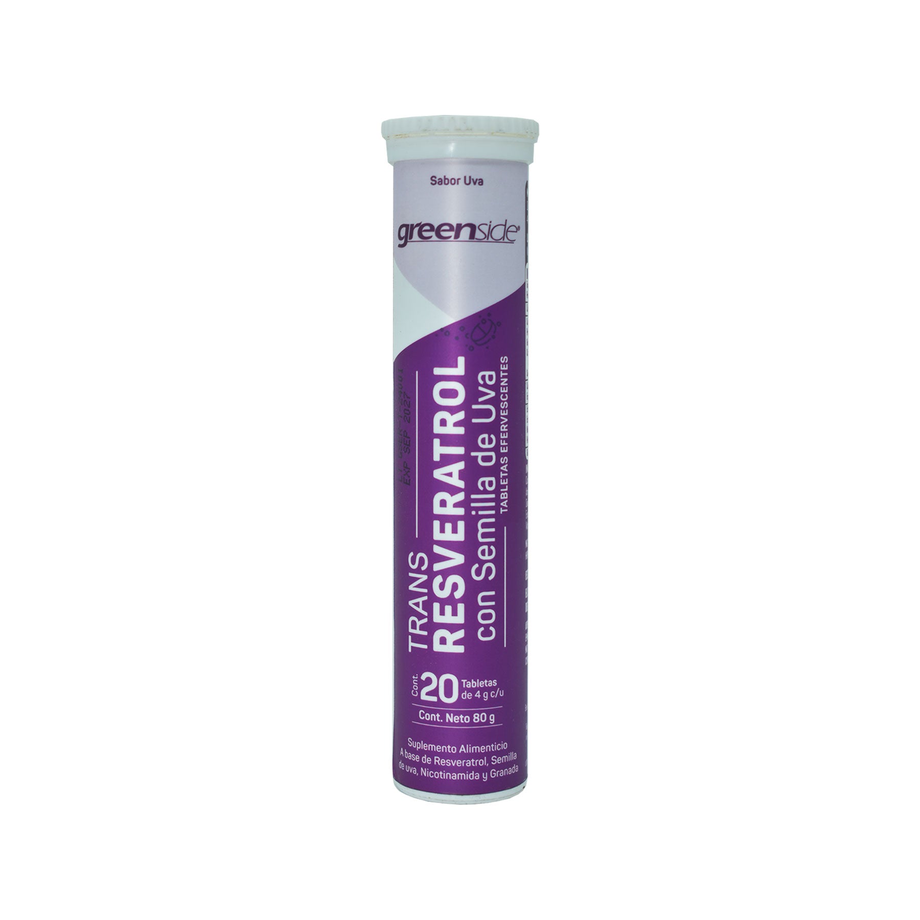 Resveratrol Efervescente Greenside 20 Tab