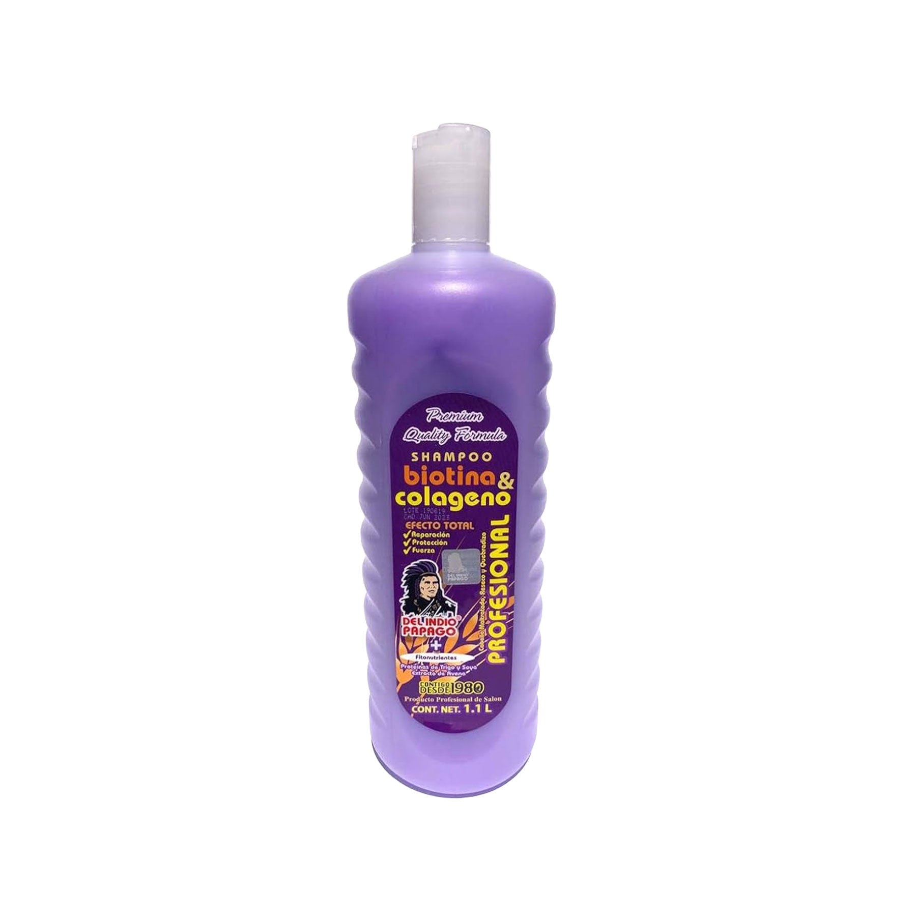 Shampoo Biotina y Colágeno Indio Papago 1.1 Lt