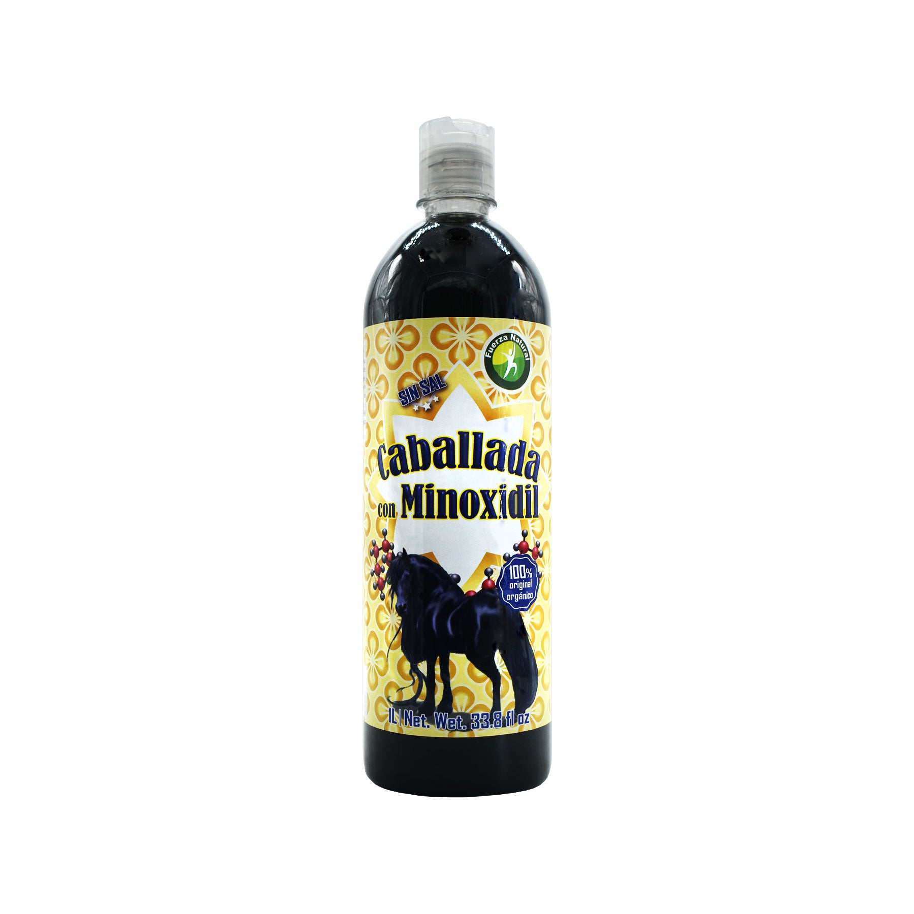 Shampoo Caballafa Minoxidil Fuerza Natural 1 Lt