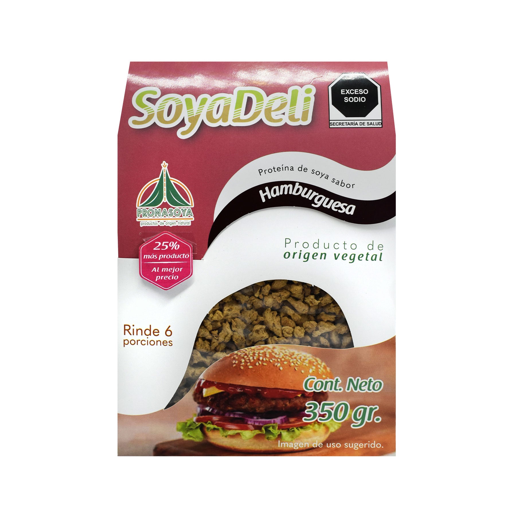 SoyaDeli Hamburguesa PRONASOYA 350 gr