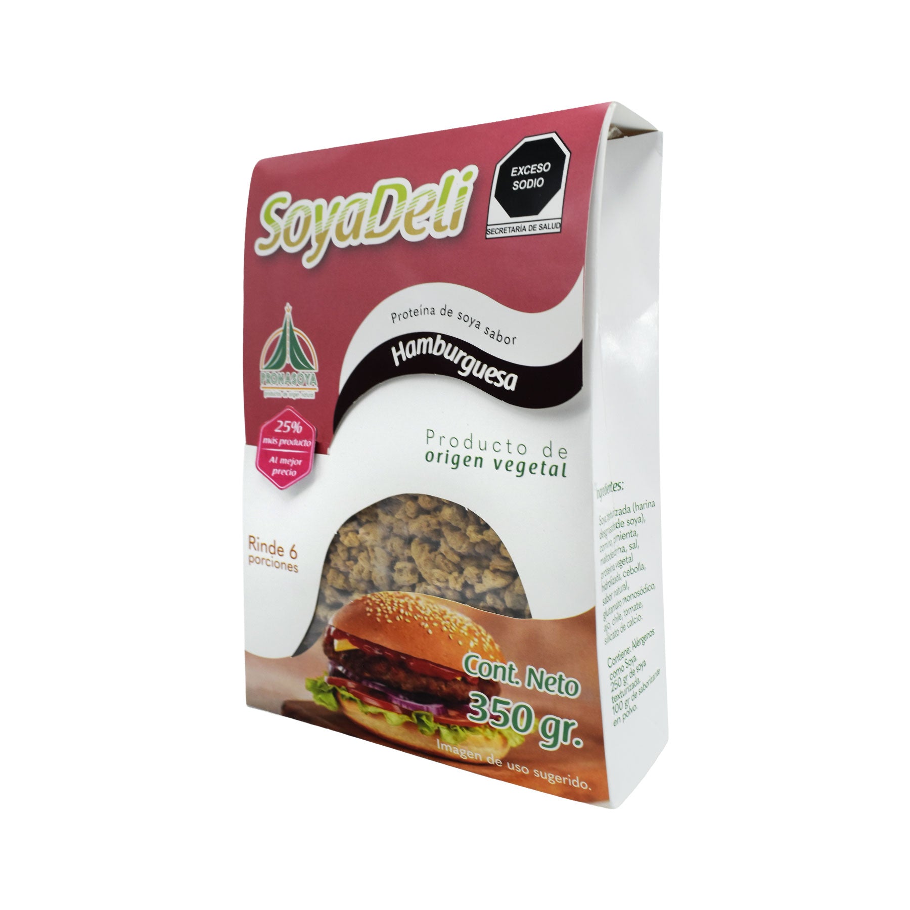 SoyaDeli Hamburguesa PRONASOYA 350 gr