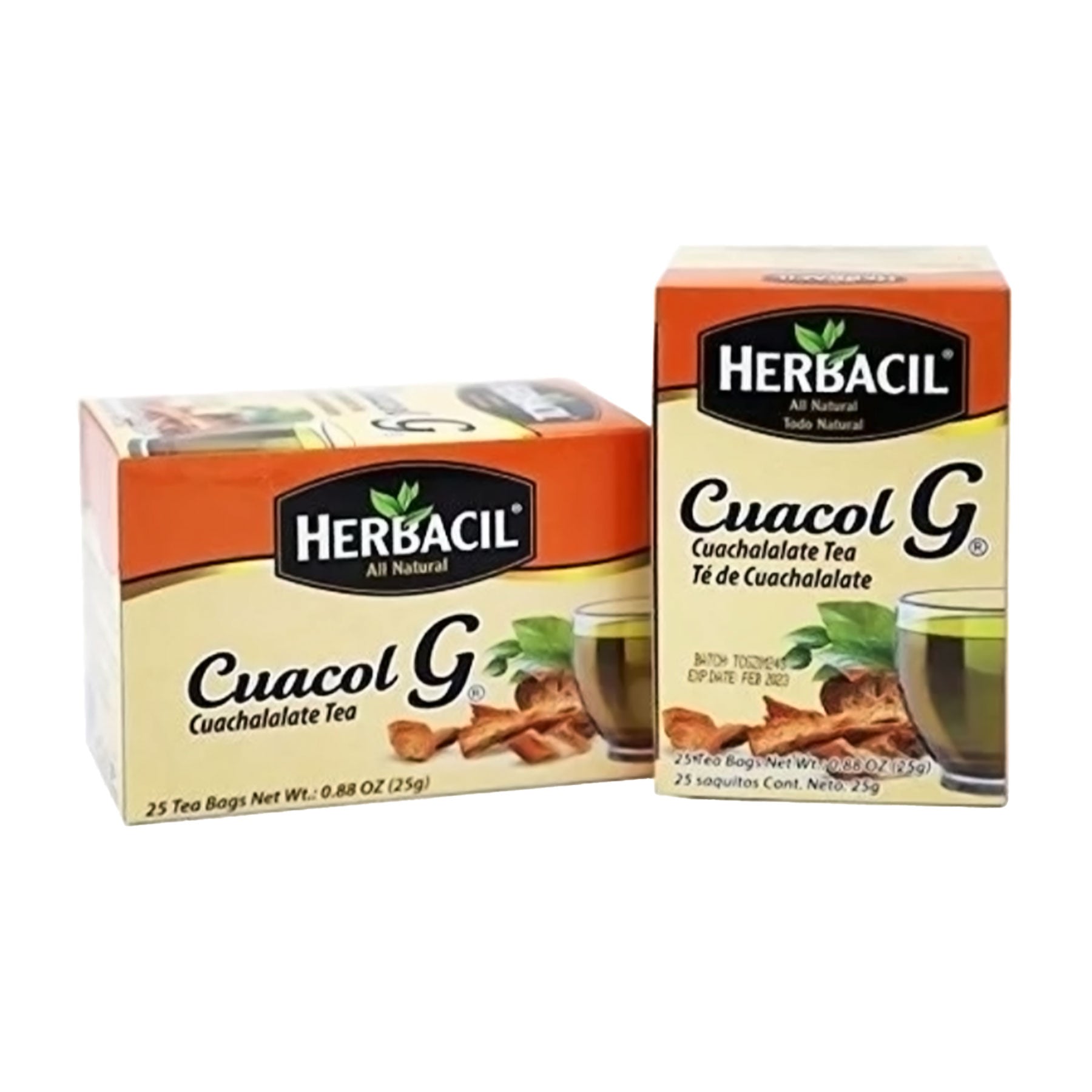 Té Cuachalalate (cuacol G) Herbacil 25 sobres