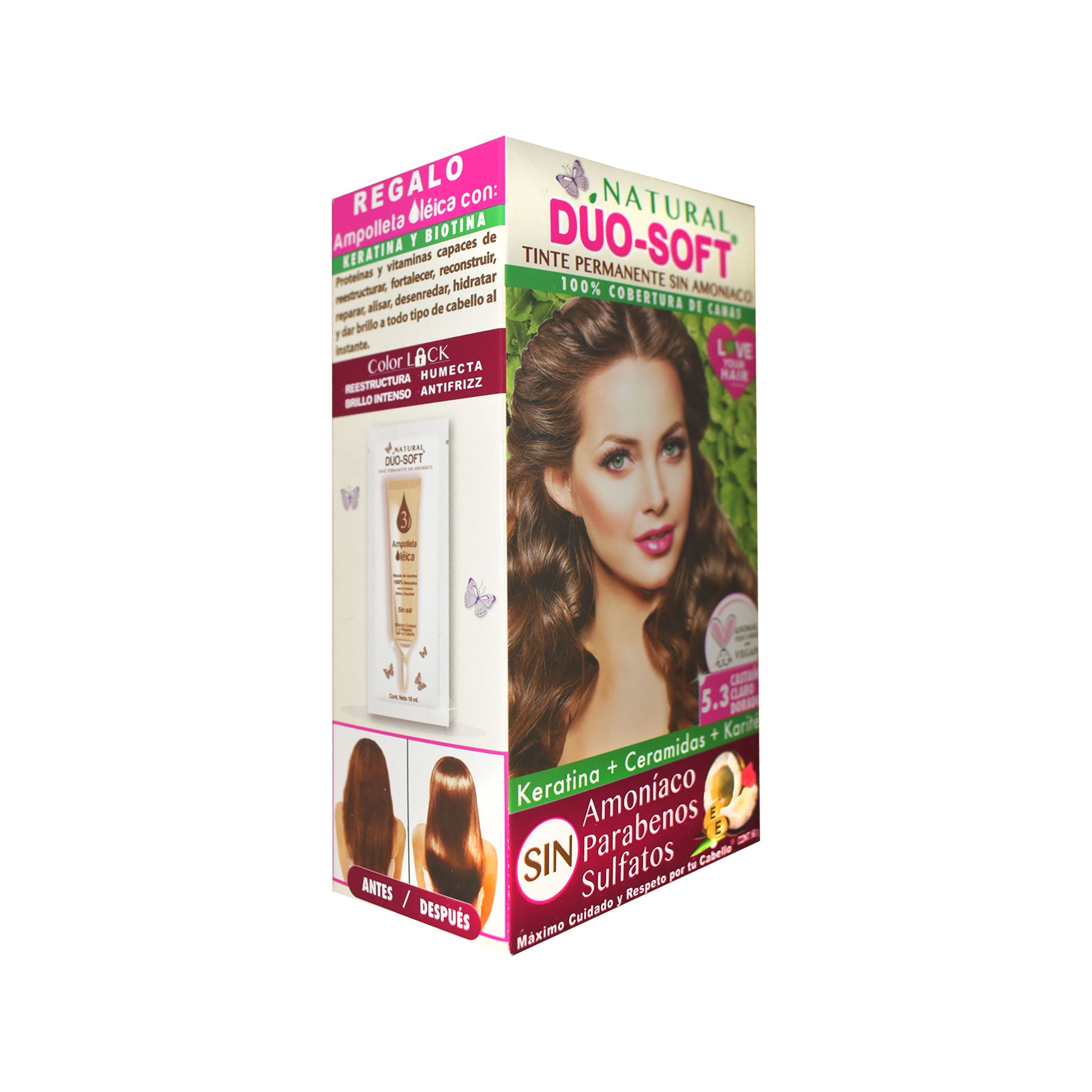 Tinte Castaño Claro Dorado 5.3 Duo Soft 60 gr