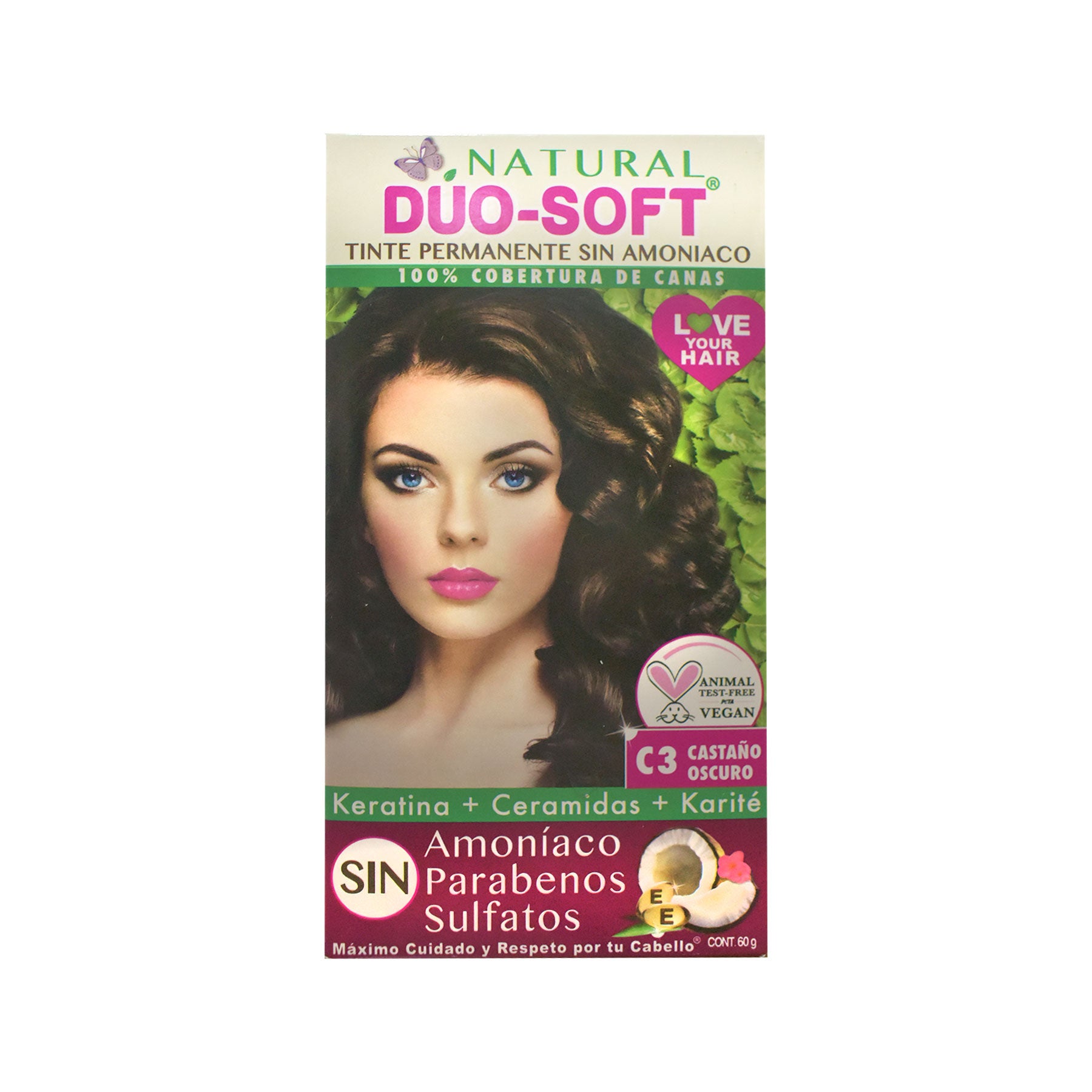 Tinte Castaño Oscuro C3 Duo Soft 60 gr