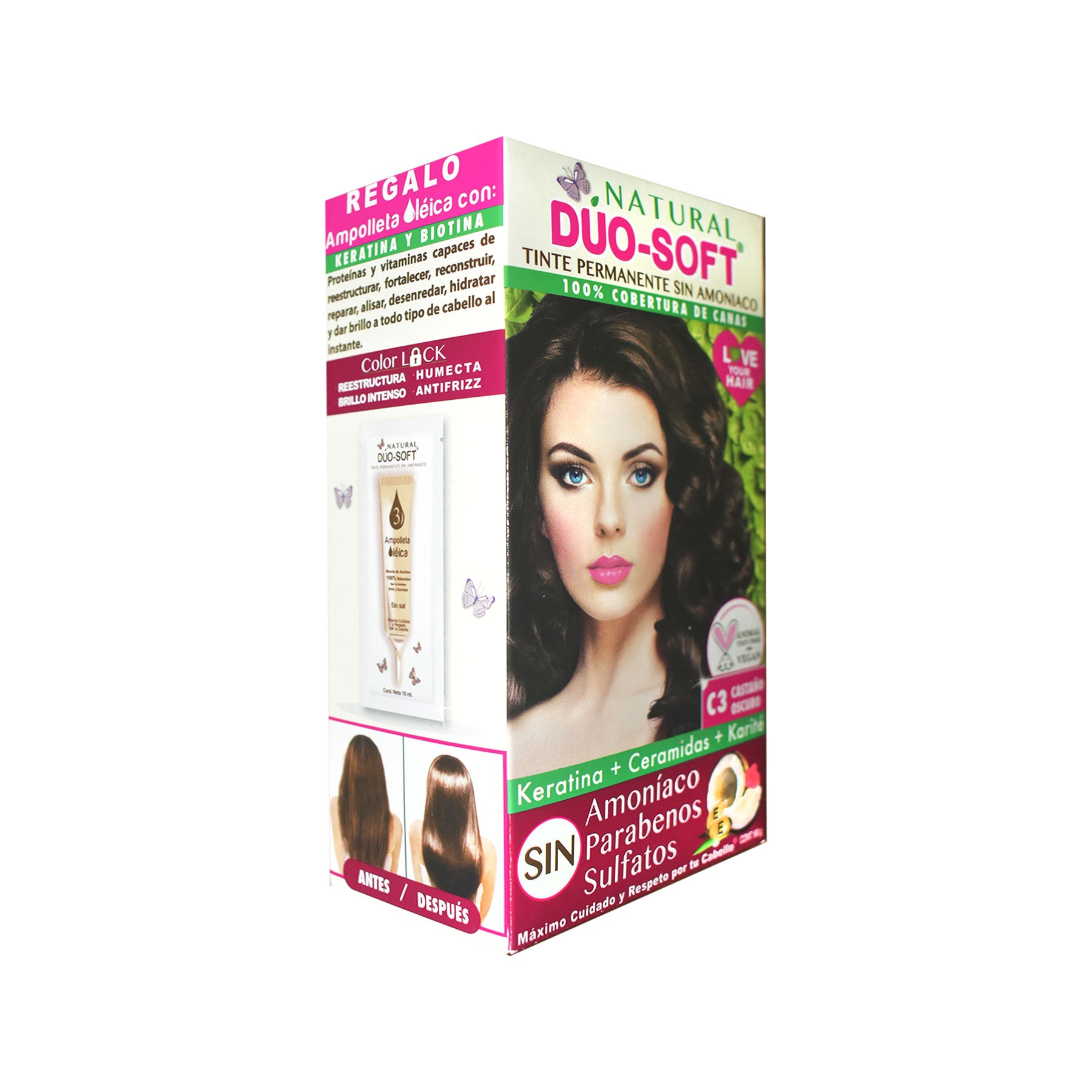 Tinte Castaño Oscuro C3 Duo Soft 60 gr