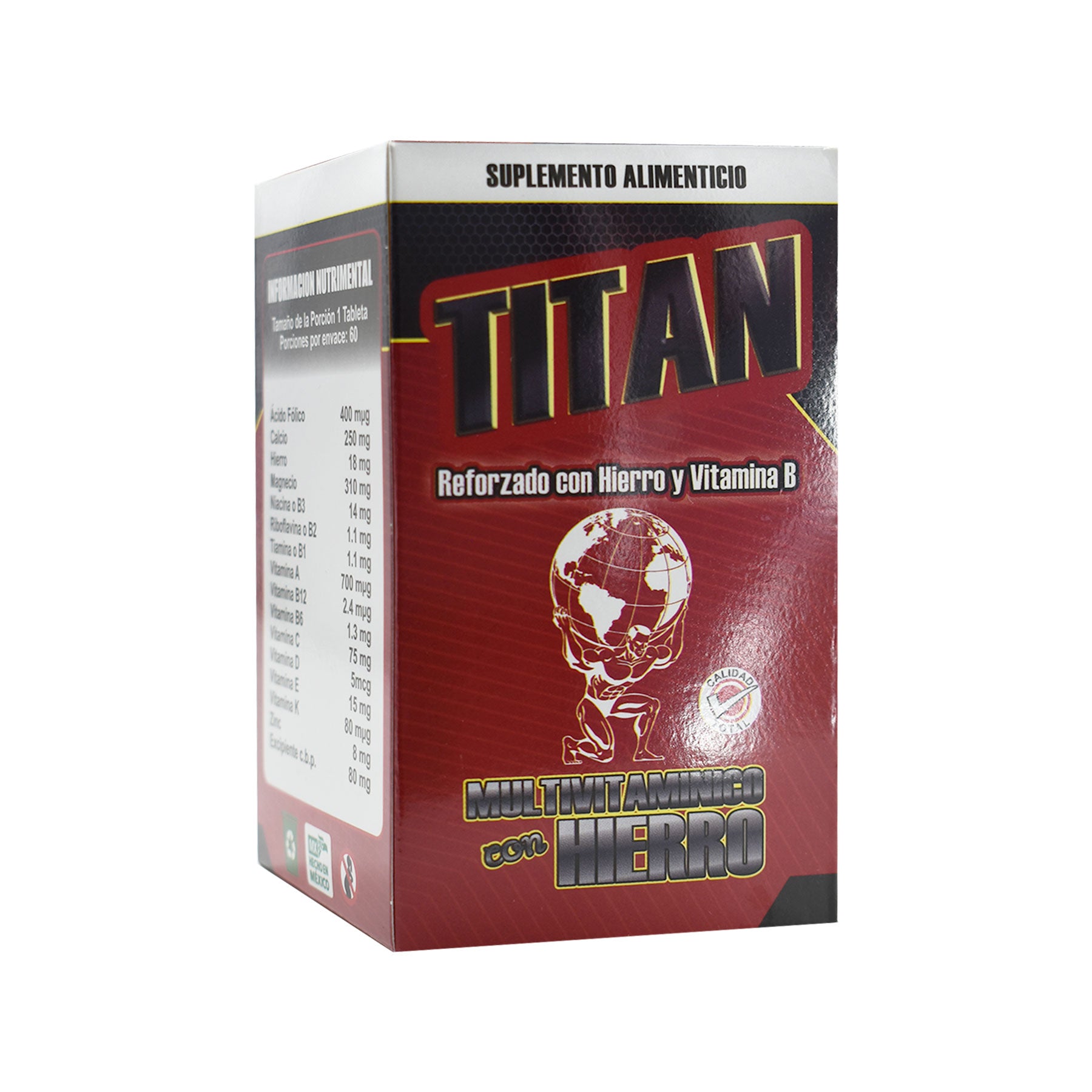 Titán Fuerza Natural 60 tabs