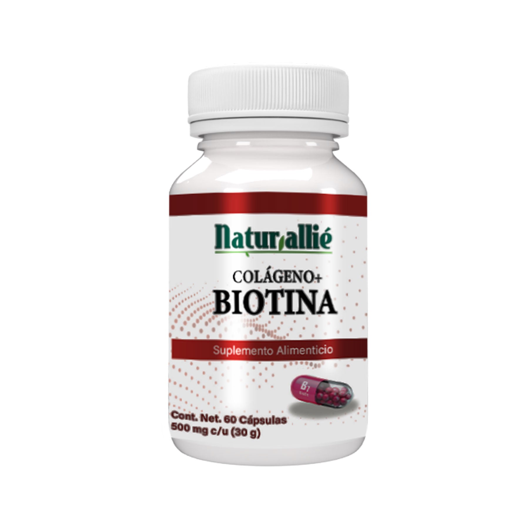 Colágeno + Biotina Natur-Allié 60 caps