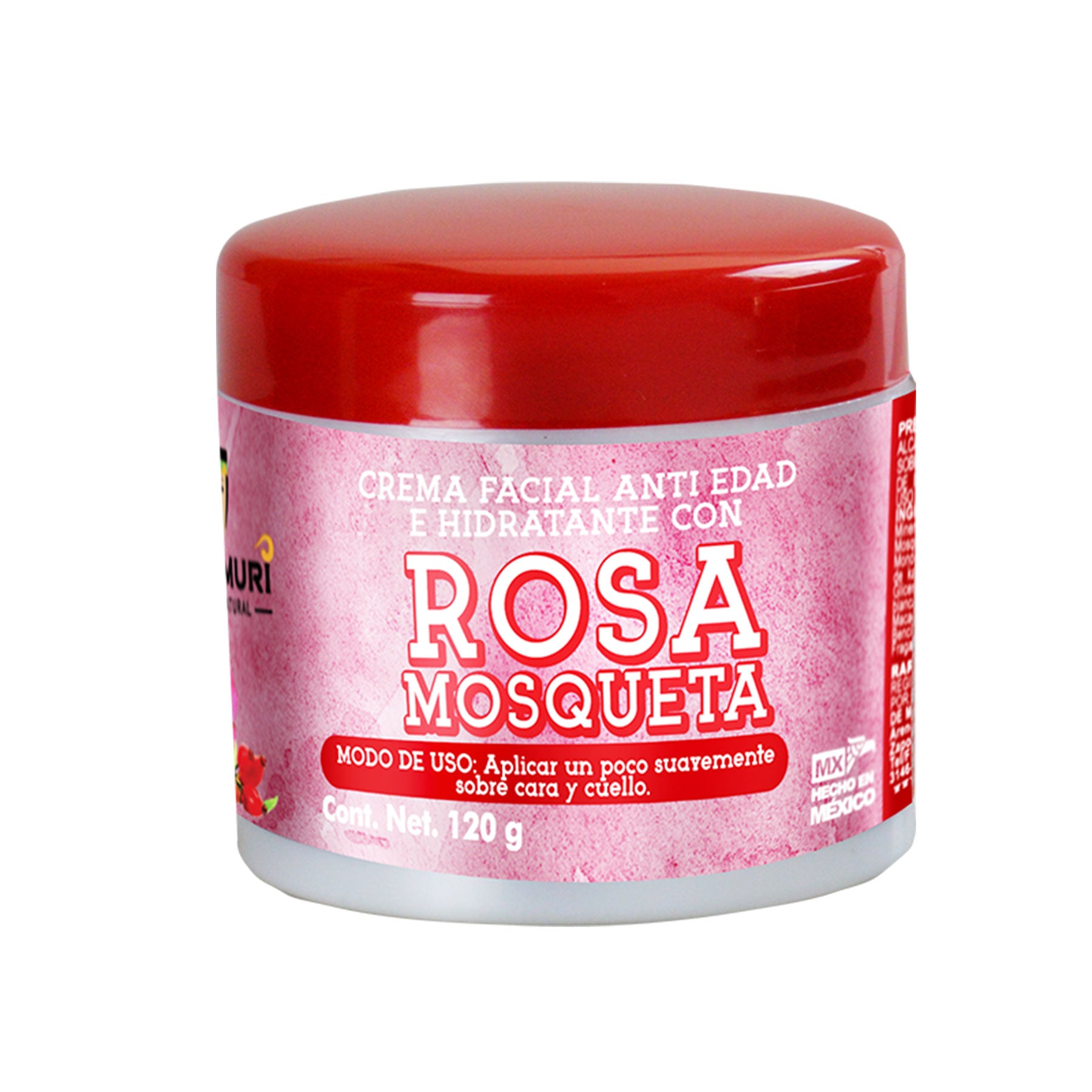 Crema Facial Rosa Mosqueta Raramuri 120g