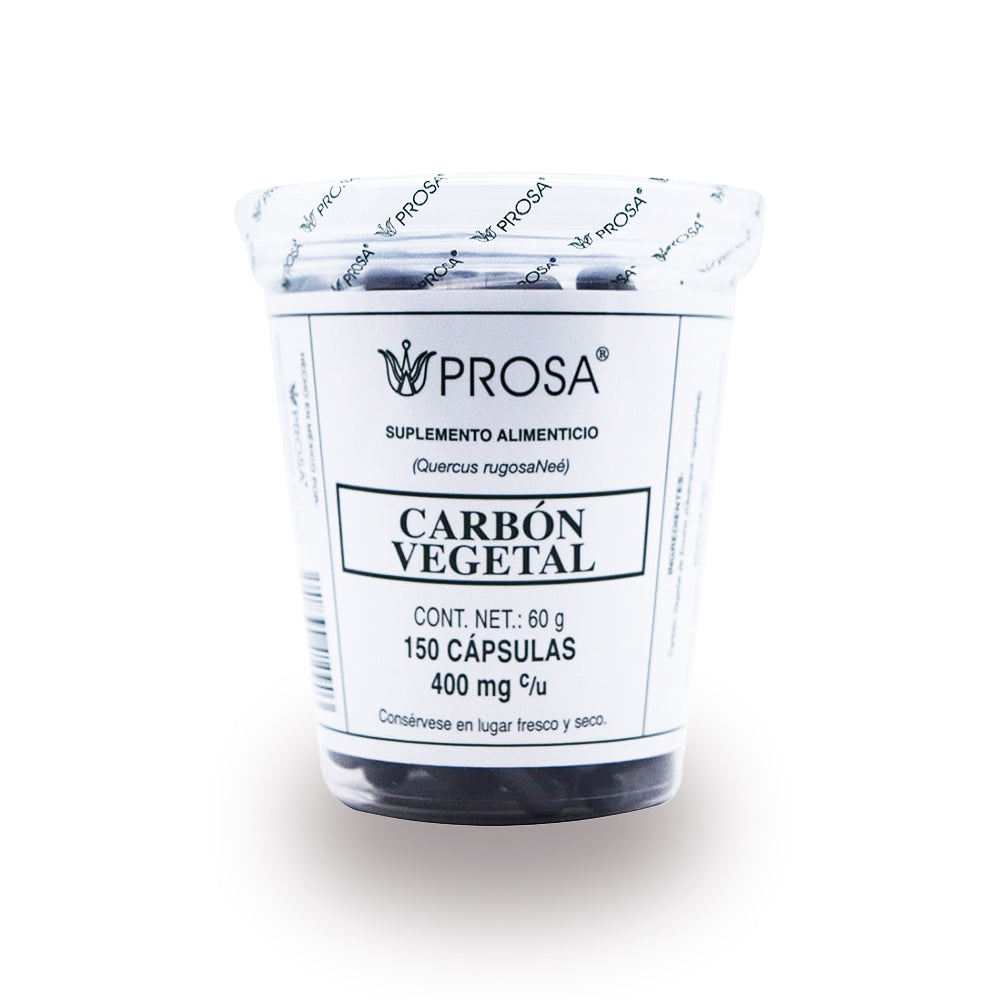 Carbón Vegetal Prosa 150 caps