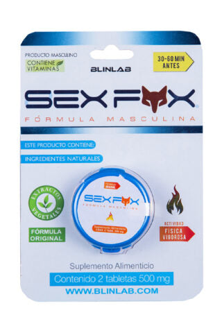 Pastillero Sex Fox Blinlab 2 Tabs