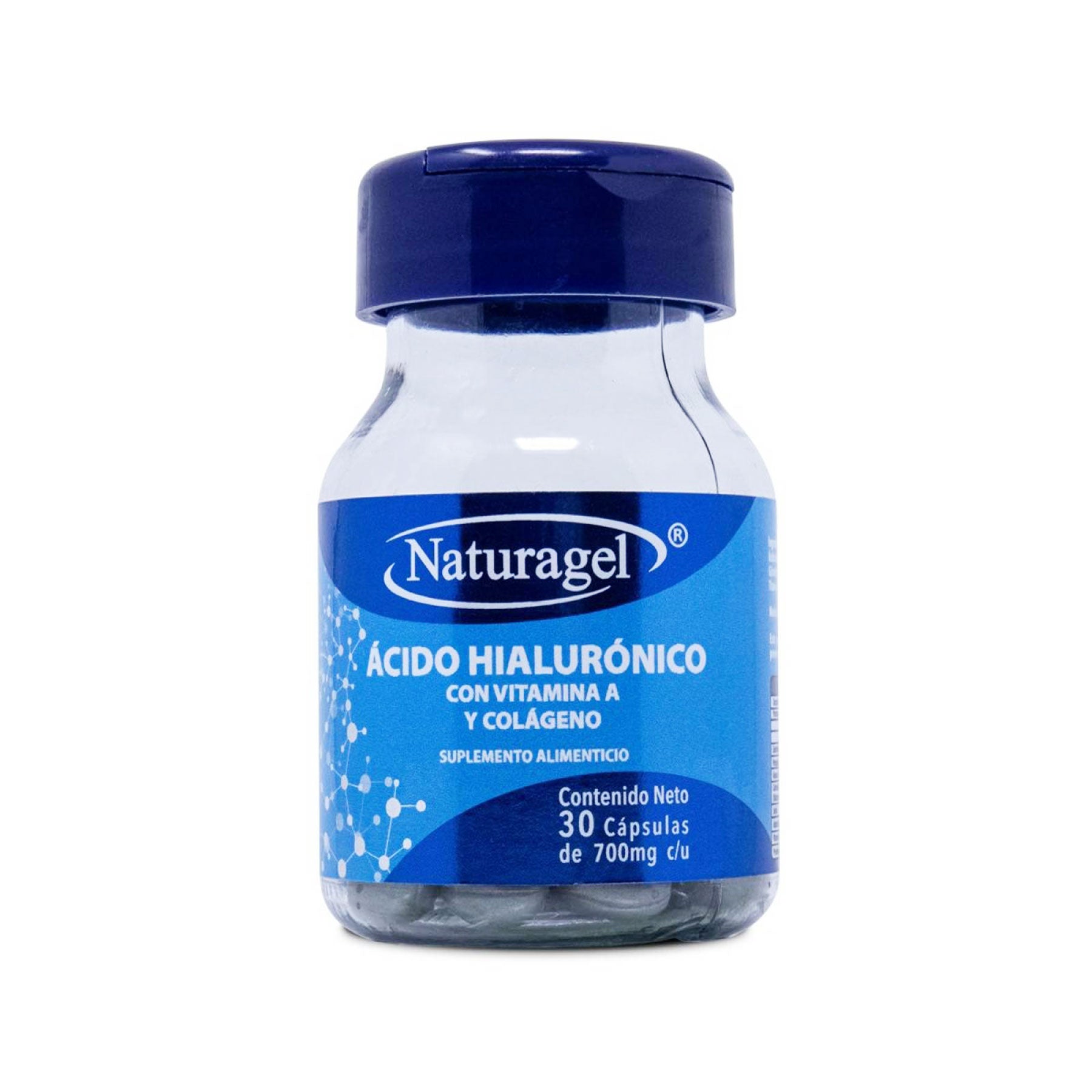 Ácido Hialurónico Naturagel 30 caps