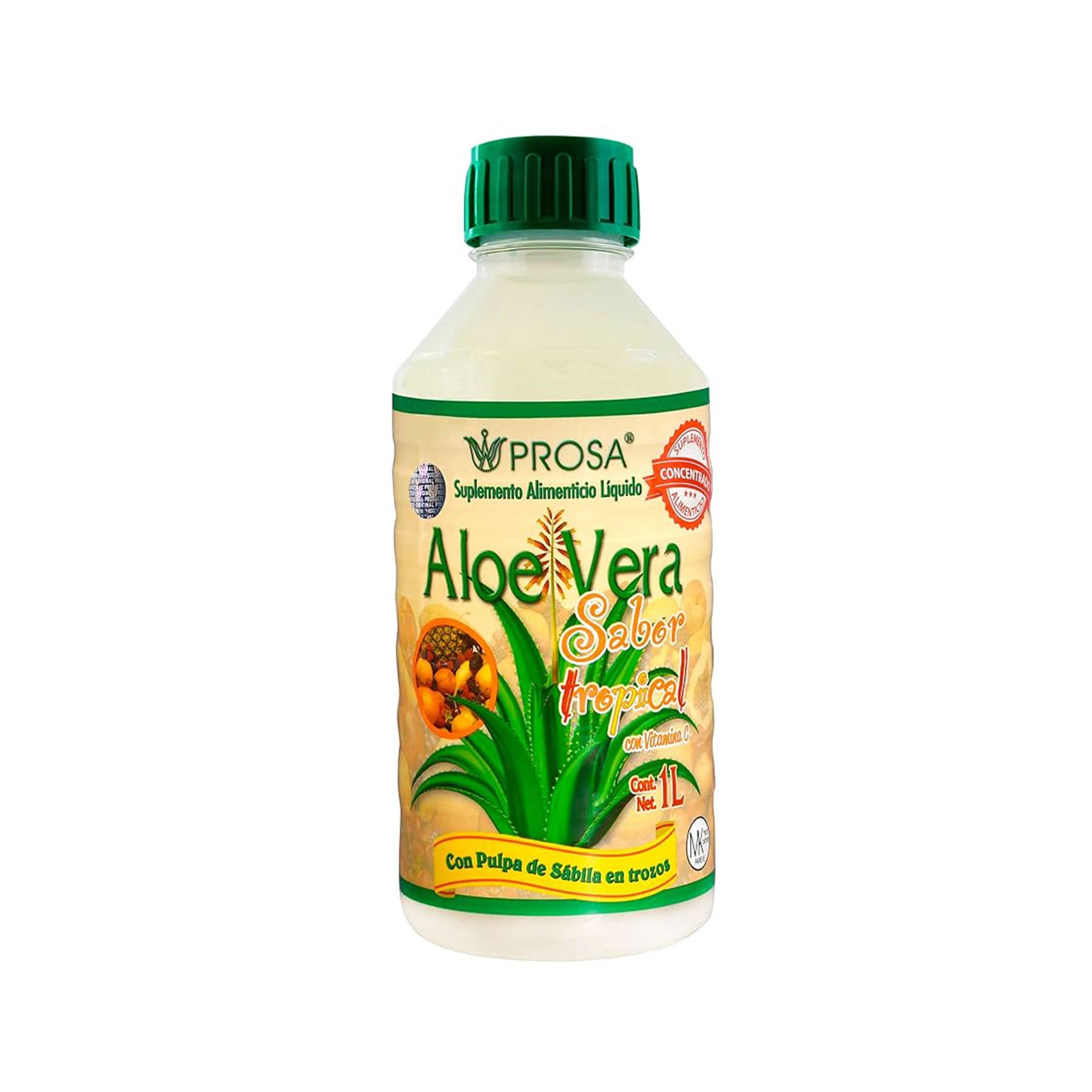 Bebida Aloe Vera Tropical Prosa 1 Lt