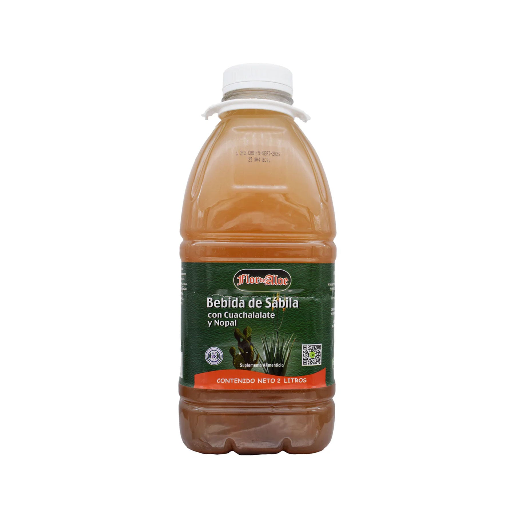 Pulpa de Sábila Sabor Cuachalate Flor de Aloe 2 lt