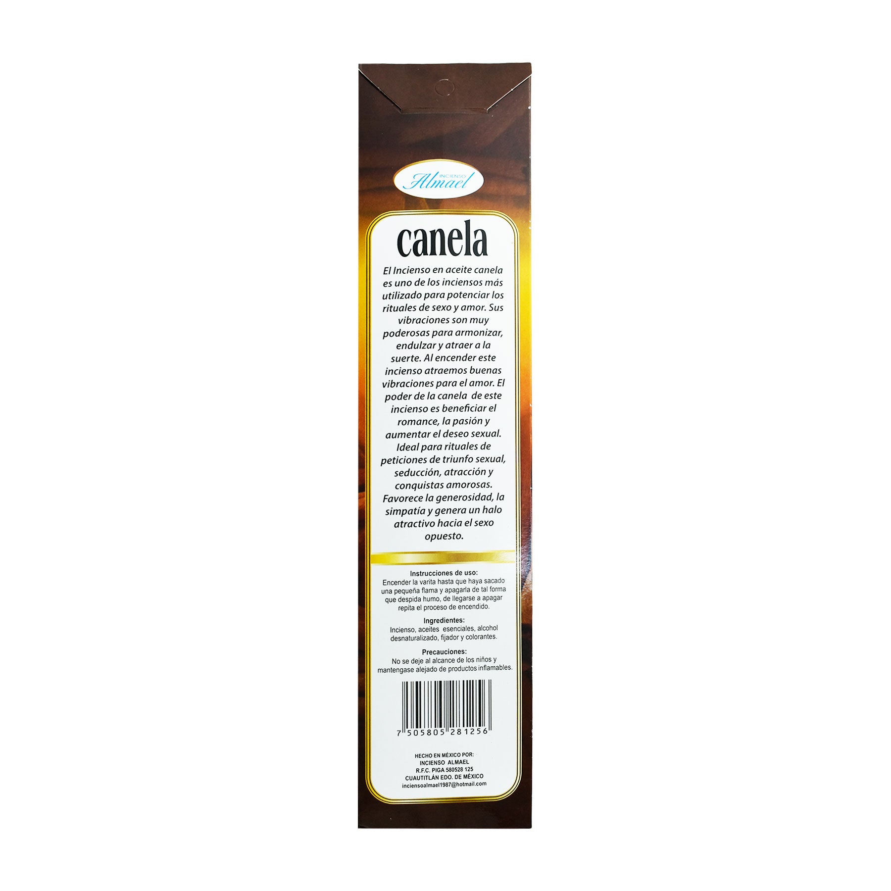 5 Pack Relax Canela Incienso Almael 20 varitas