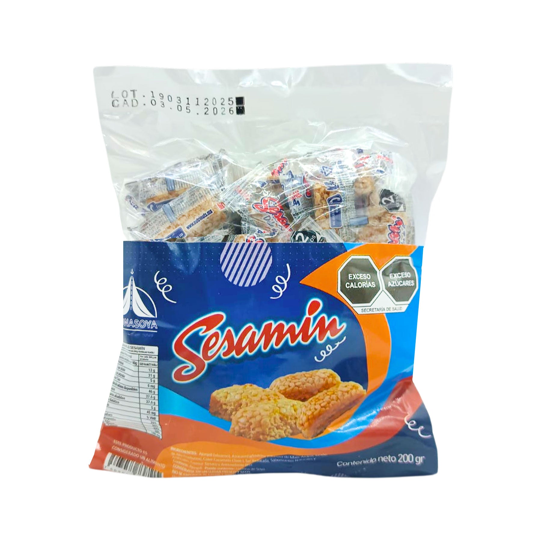 Caramelo Sesamín PRONASOYA 200 gr