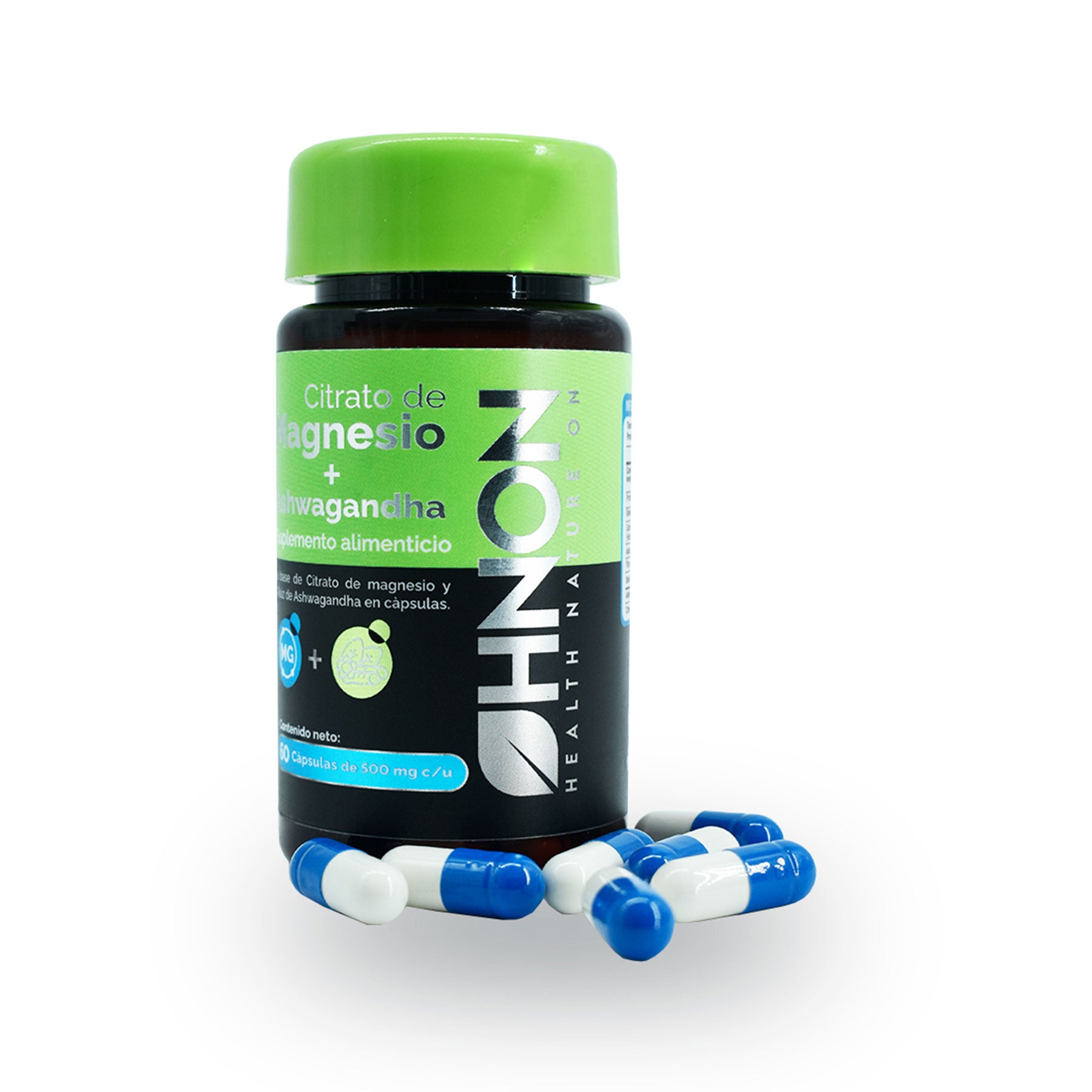 Citrato de Magnesio con Aswagandha HNON 60 caps