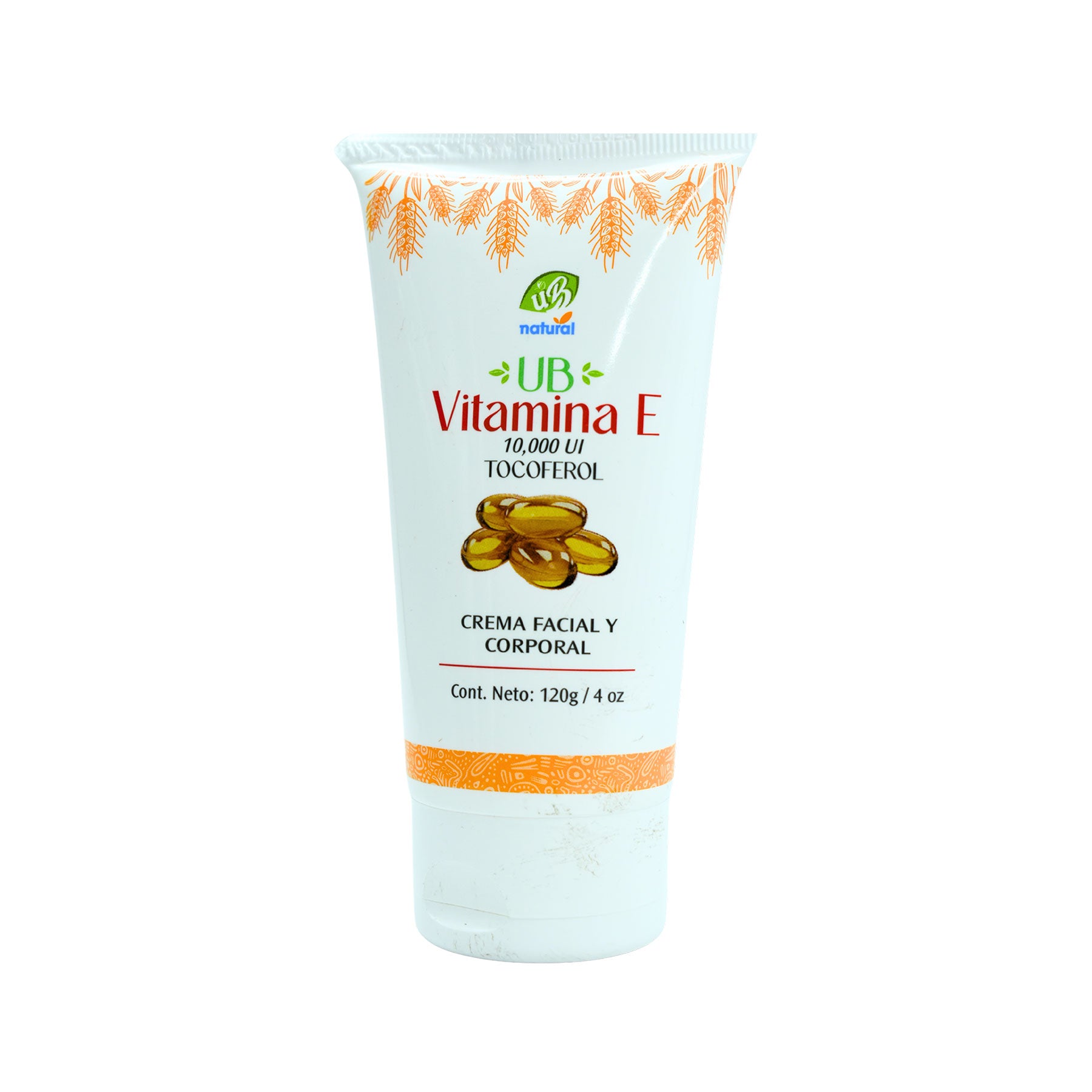 Crema Facial de Vitamina E UB Natural 120 gr