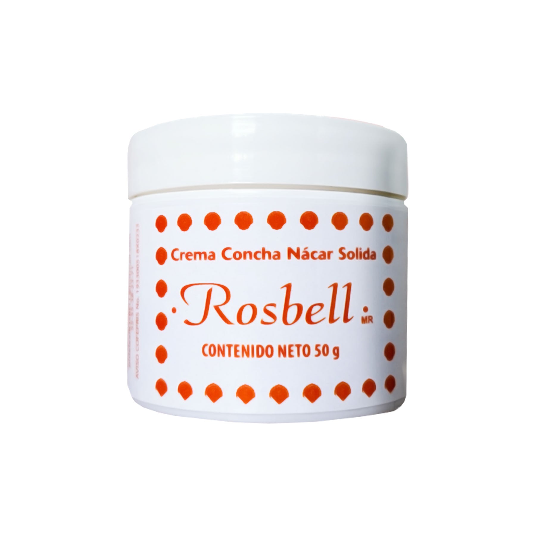 Crema de Concha Nácar Rosbell 50 gr