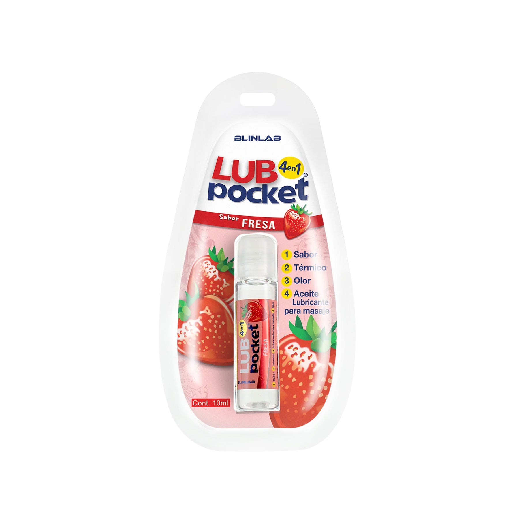 Lubricante Lub Pocket sabor fresa BLINLAB 10 ml