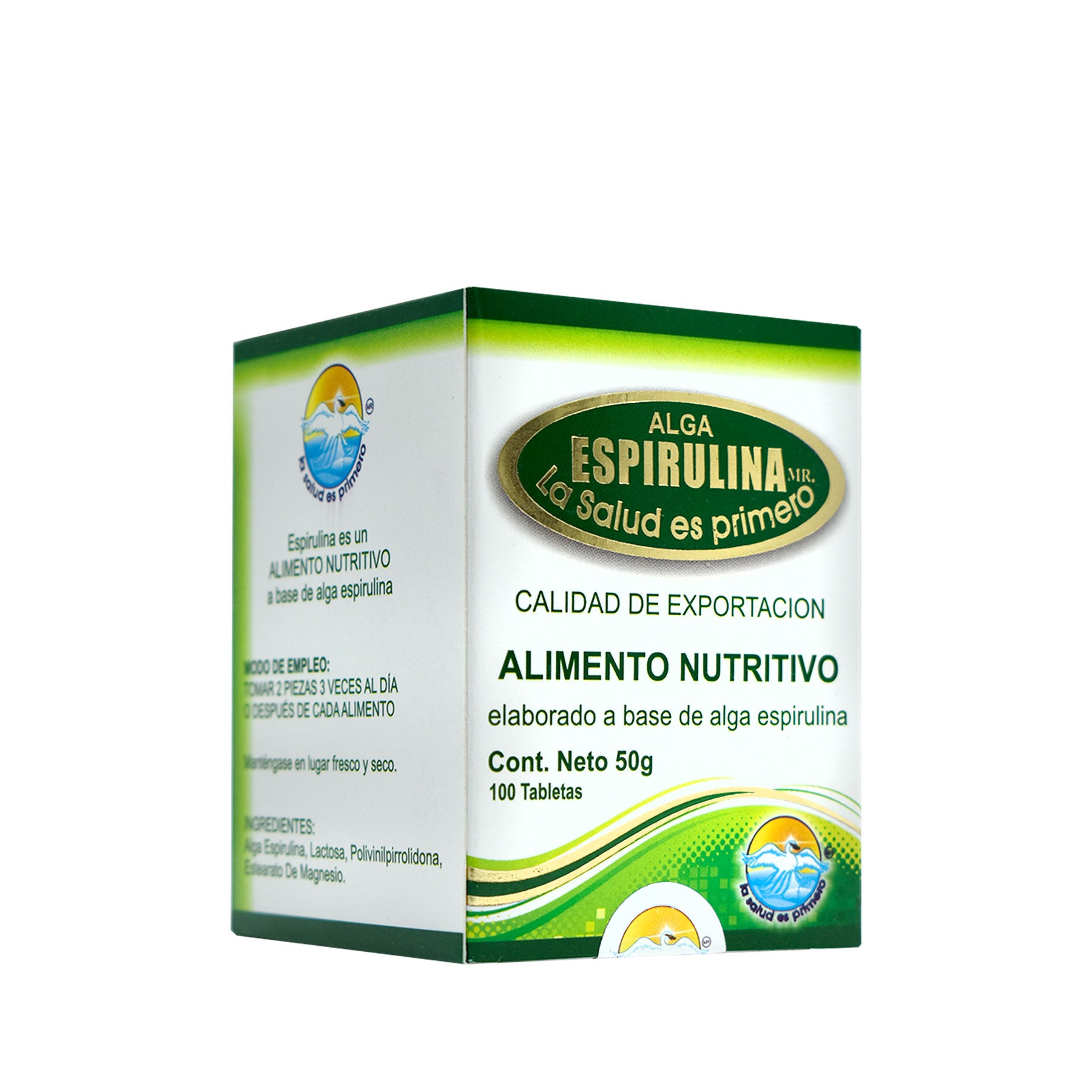 Espirulina La Salud 100 tabs