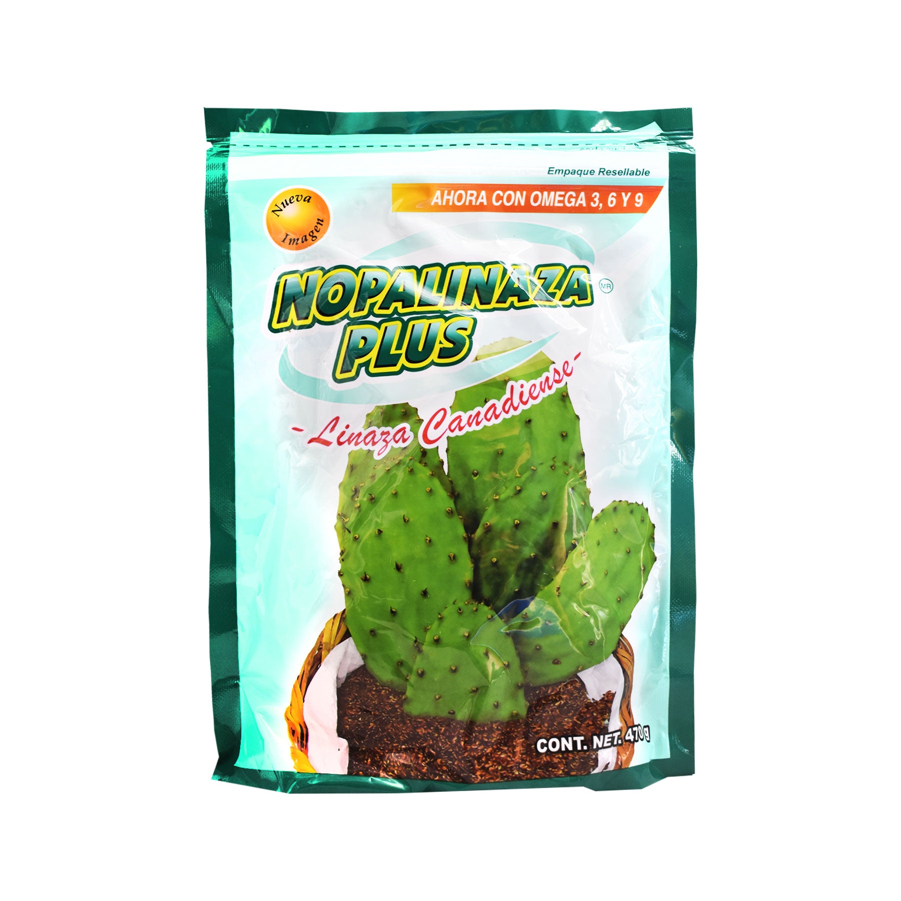 Fibra de Nopal y Linaza Nopalinaza 470 gr