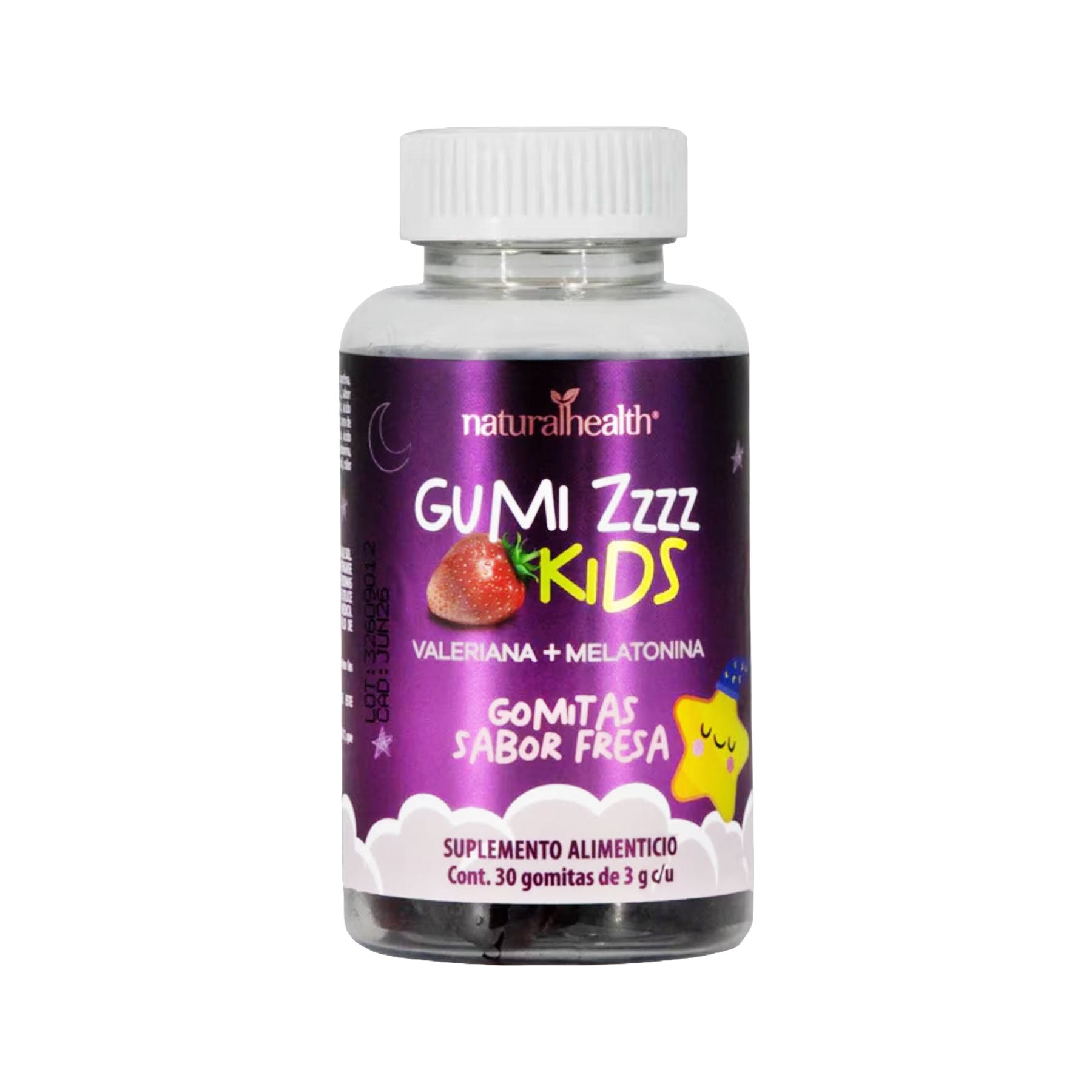 Gomitas Gumi ZZZ Kids Natural Health 30 gomitas