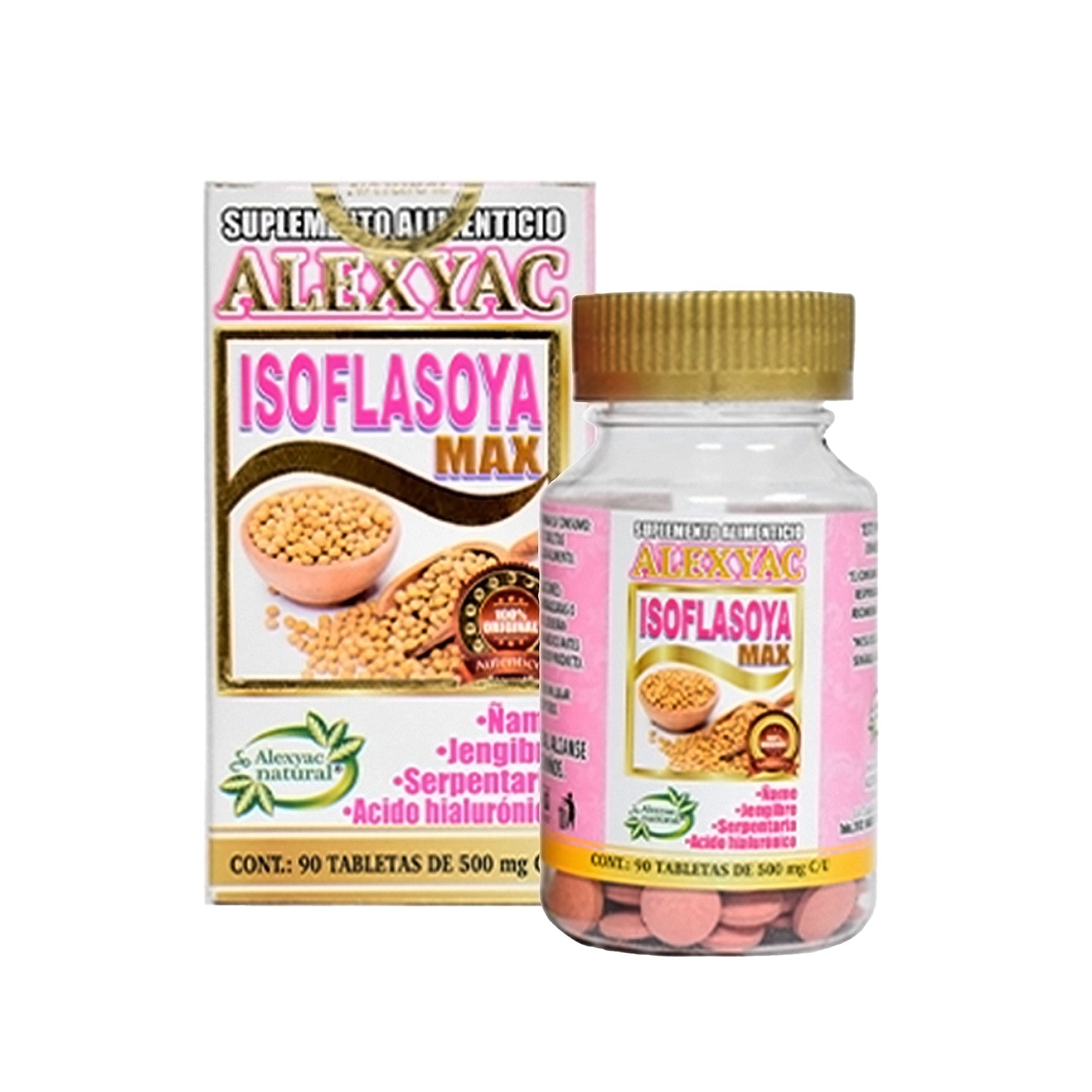 Isoflavonas de Soya Max Alexyac 90 tabs