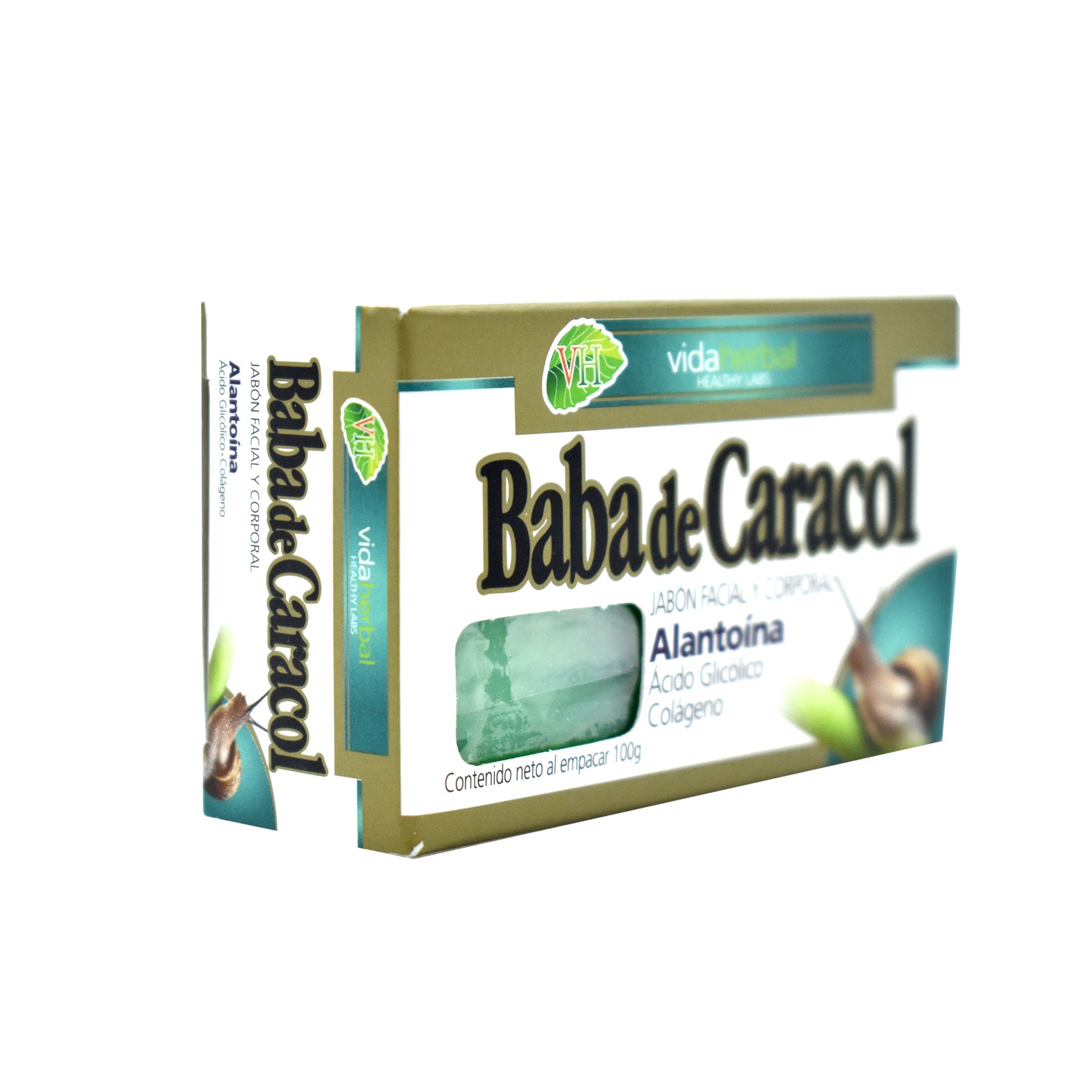 Jabón Baba de Caracol Vida Herbal 100 gr