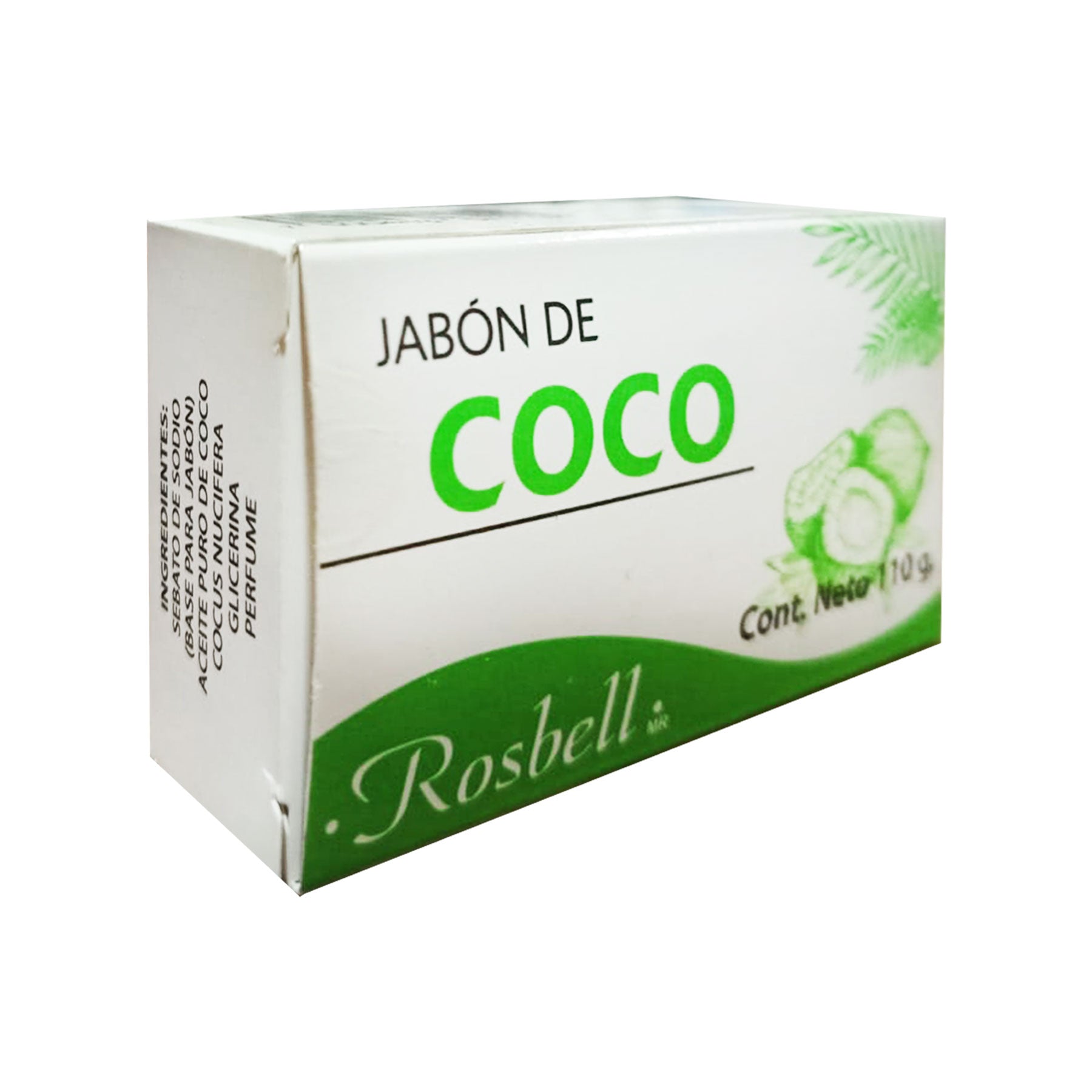 Jabón de Coco Rosbell 110 gr