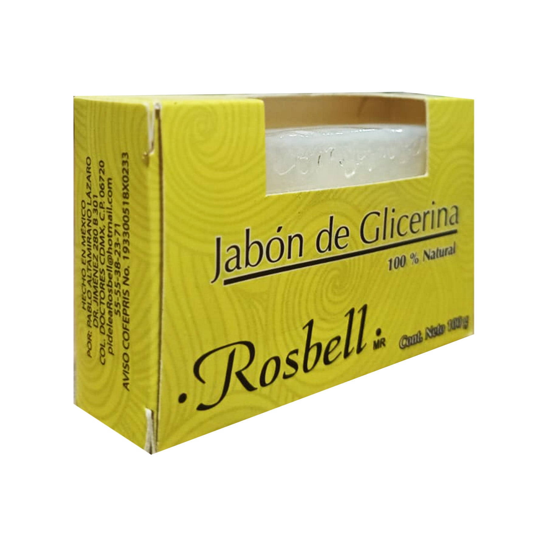 Jabón de Glicerina Rosbell 100 gr