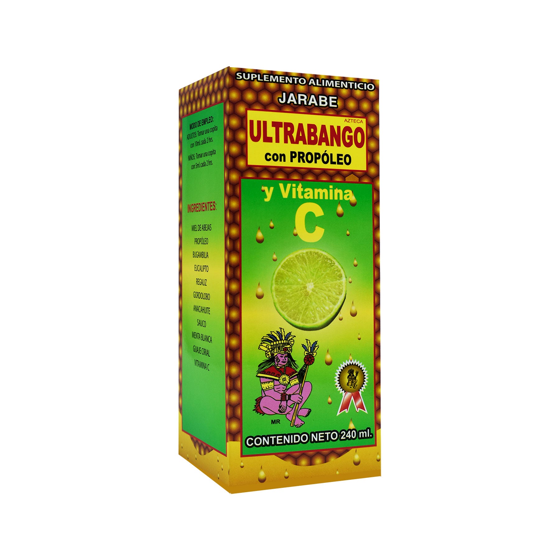 Jarabe Ultrabango con propóleo y vitamina C CBA 240 ml